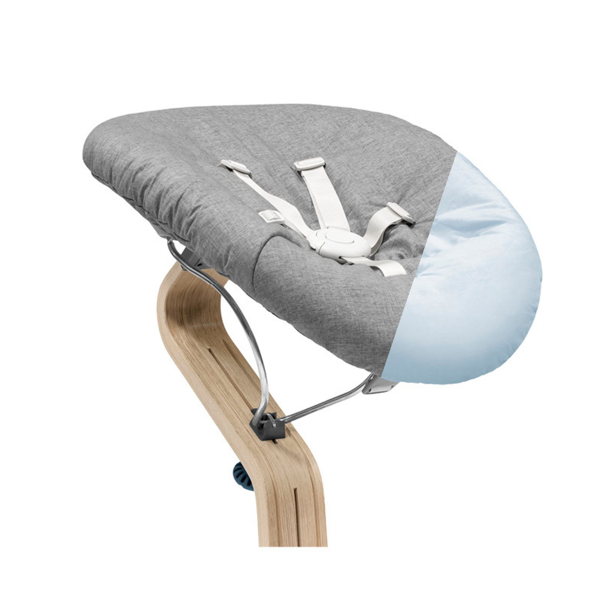 Hochstuhl Zubehör, STOKKE, Grau – Besonderheit: für die Verwendung des Nomi Stuhls ab der Geburt