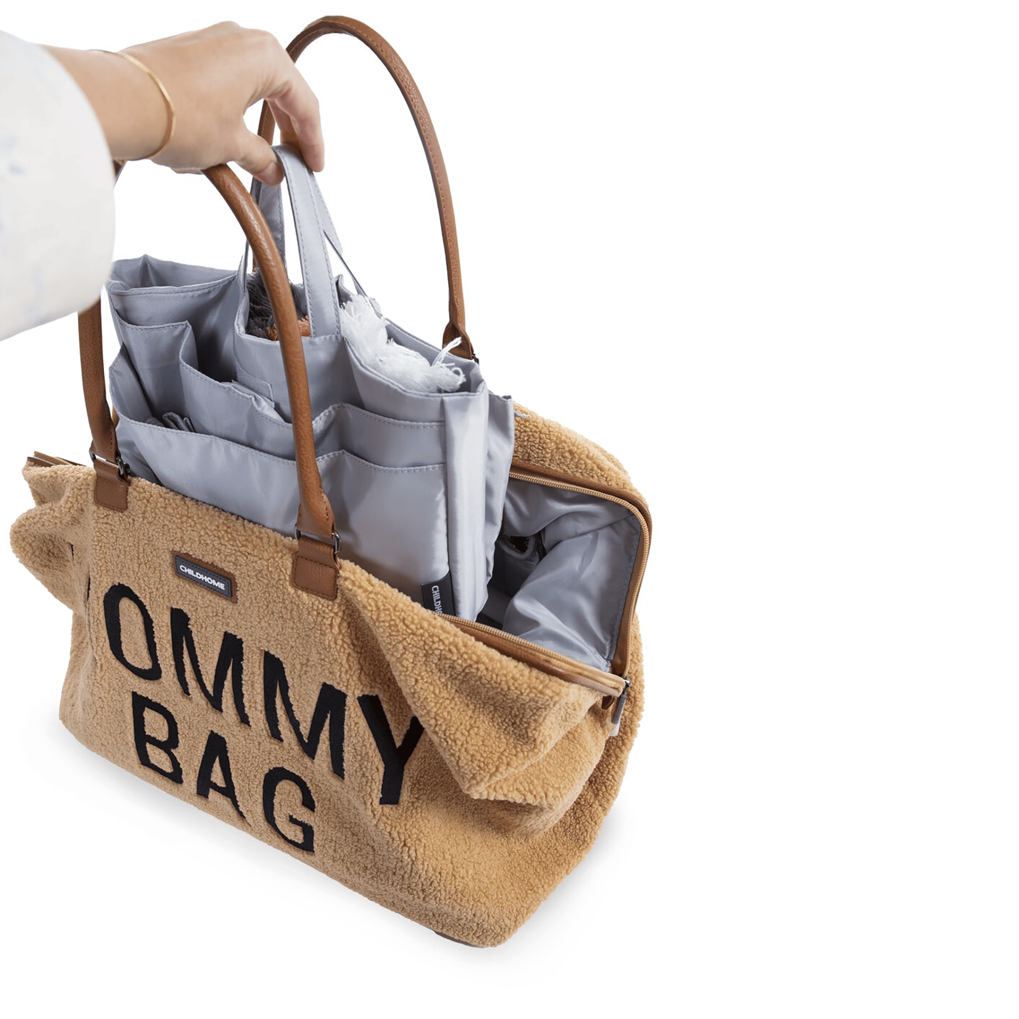 Wickeltaschen, CHILDHOME, Grau – Produktansicht