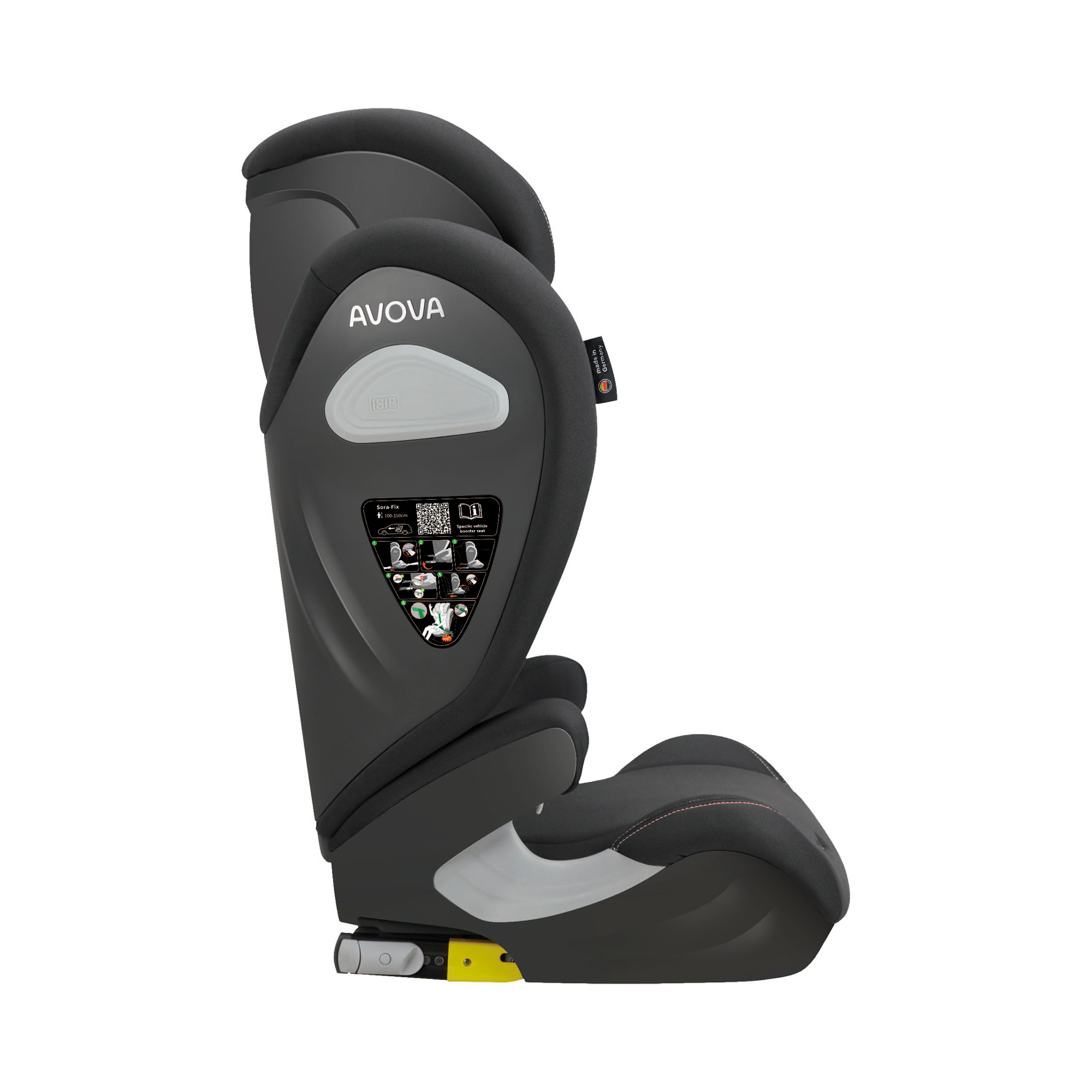 Kindersitze 15-36 kg, Gruppe 2/3, AVOVA, Orange – Produktansicht