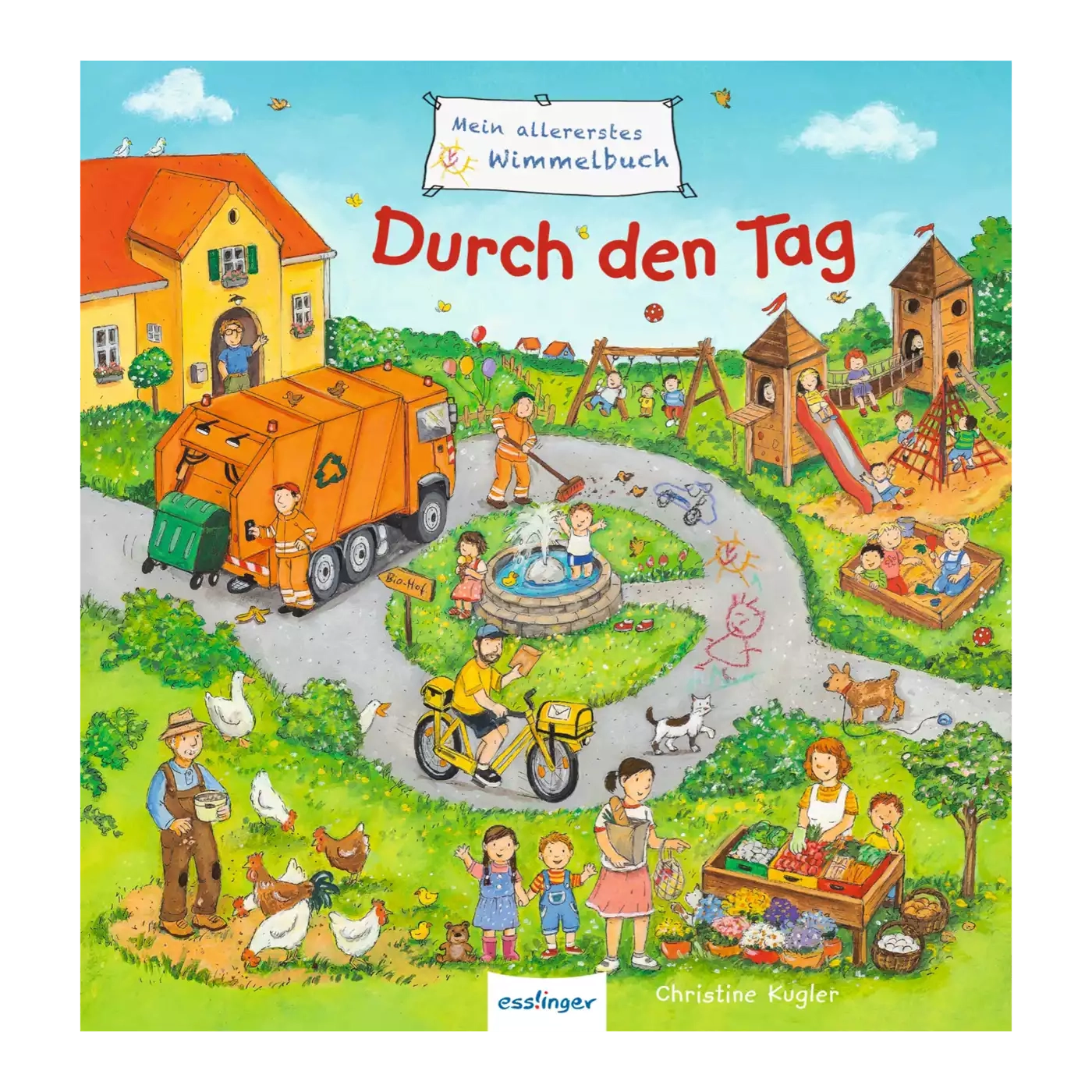 Mein allererstes Wimmelbuch - Durch den Tag ess!inger Grün 2000569401988 1