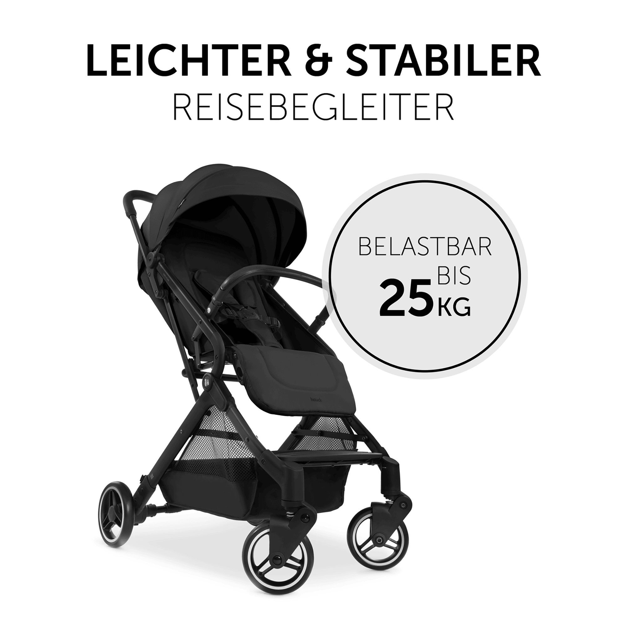 Reisebuggys, hauck, Schwarz – Produktansicht