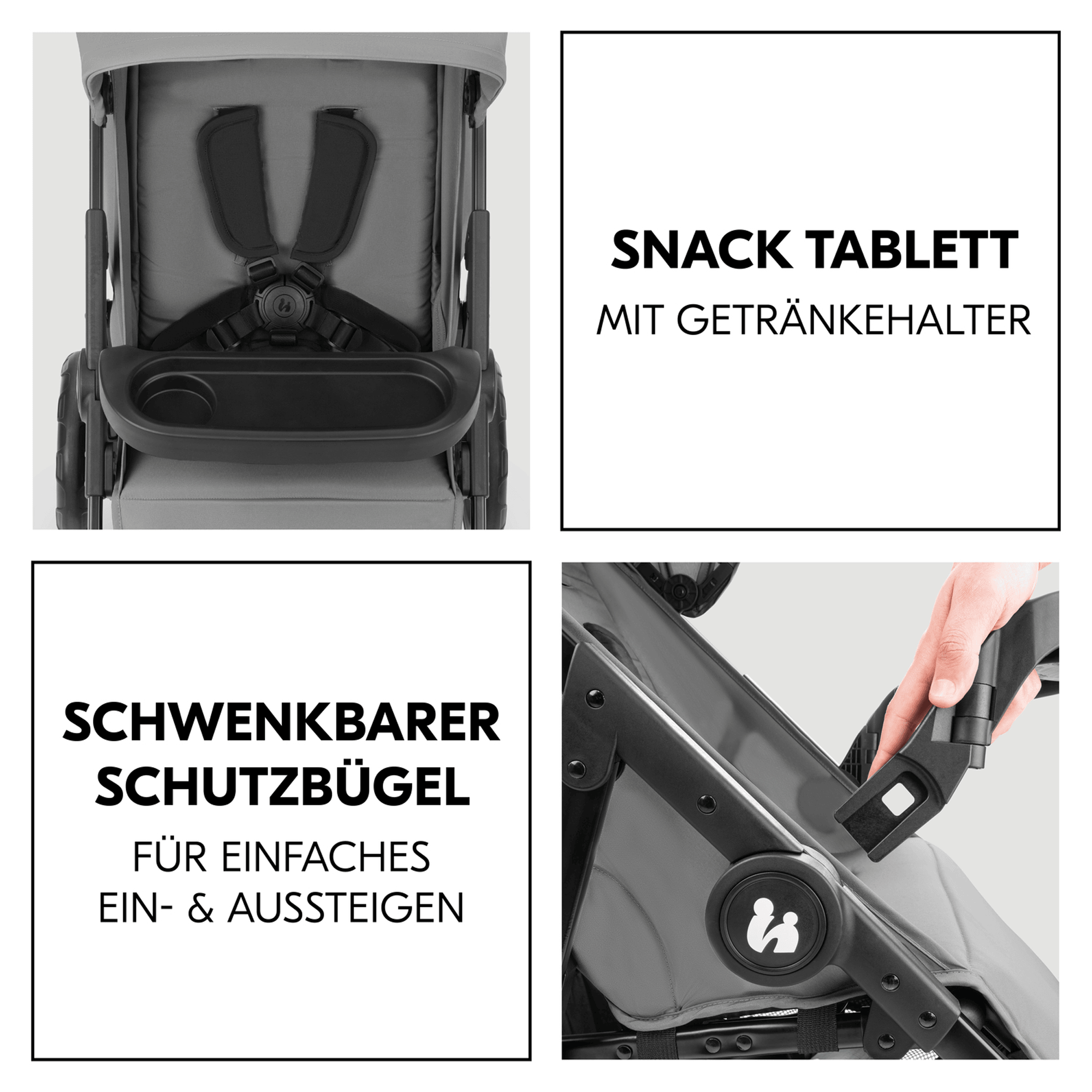 Buggys, hauck, Grau – Produktansicht