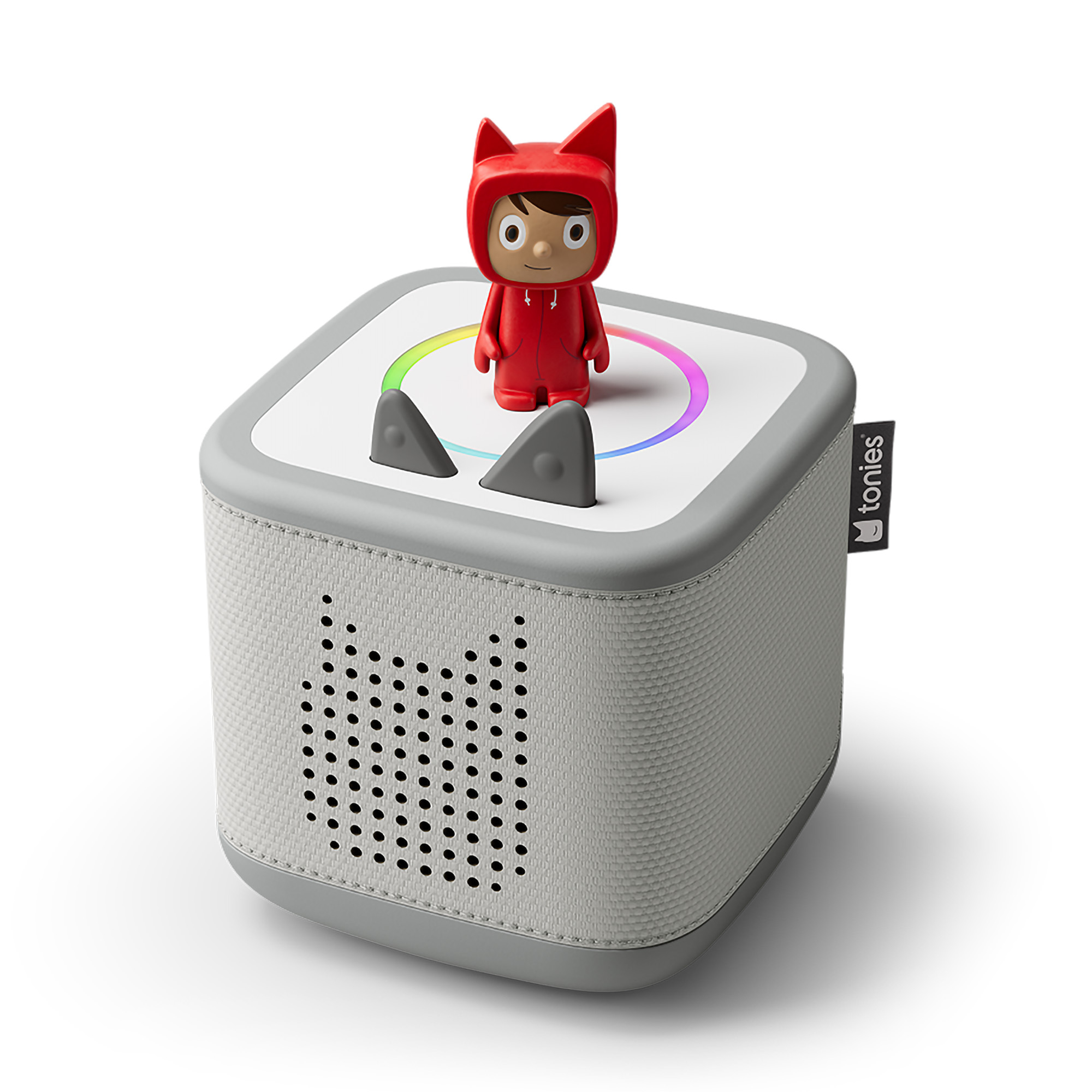 Tonieboxen, tonies, Grau – Besonderheit: inklusive Kreativ Tonie Rot