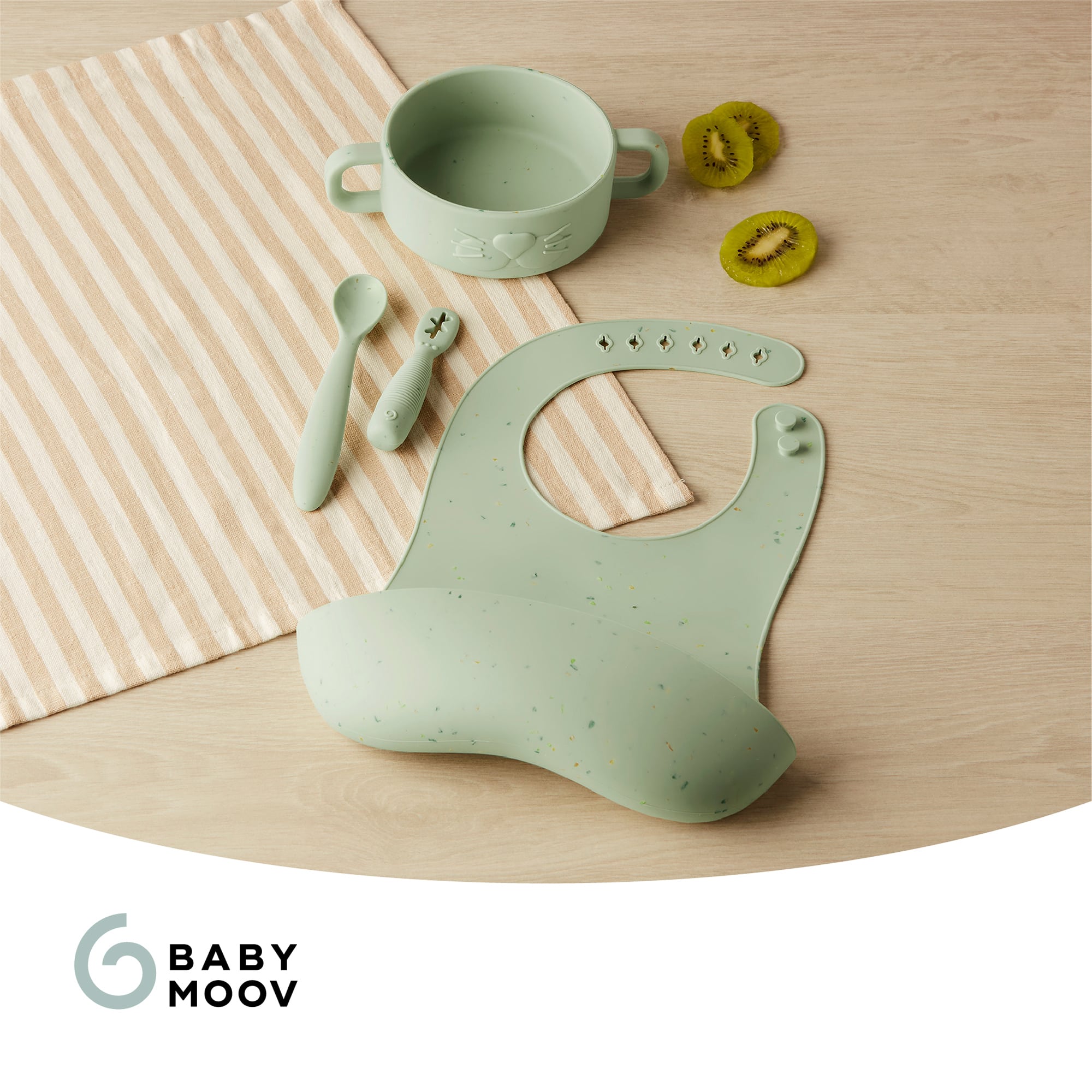 Besteck & Geschirr, babymoov, Grün – Produktansicht