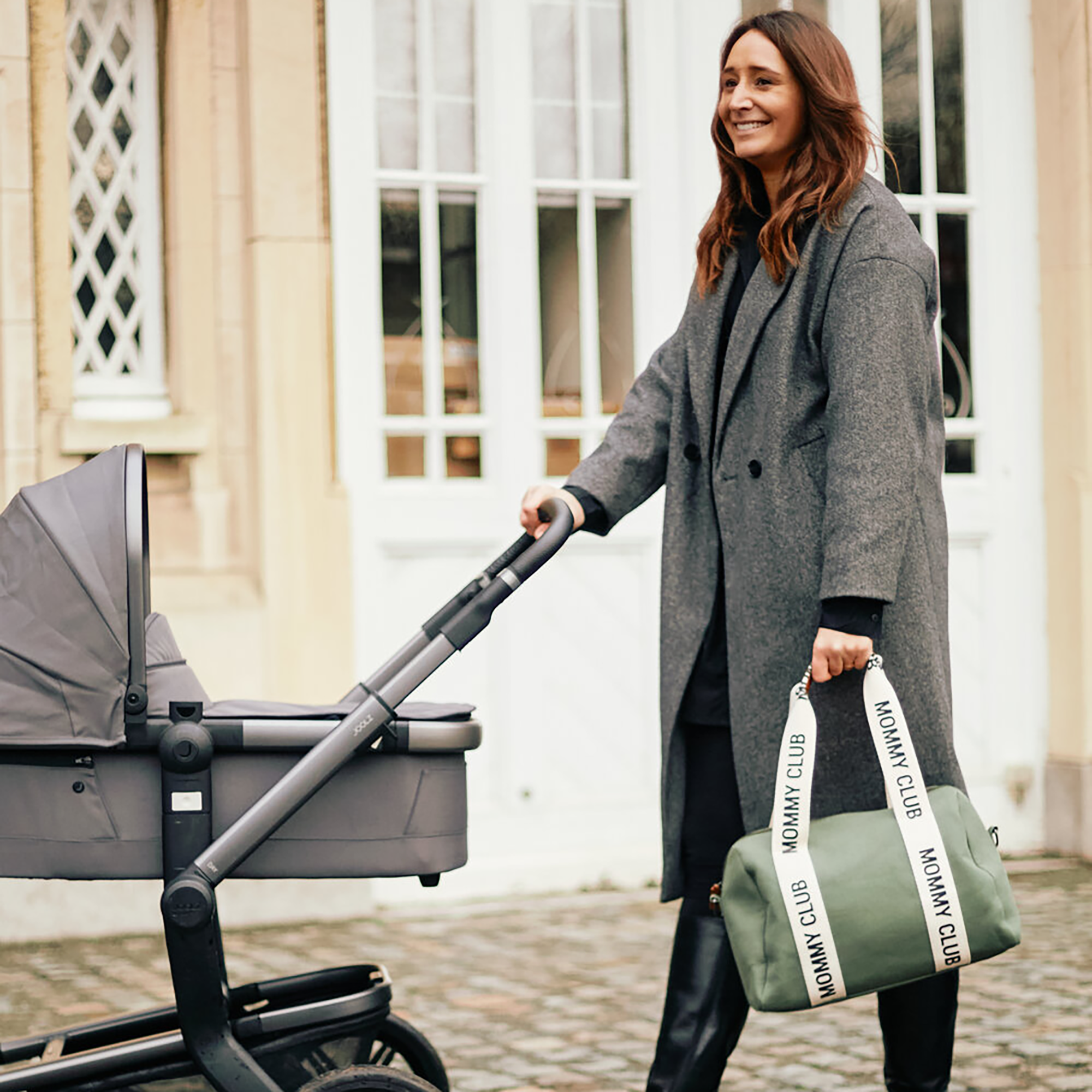 Wickeltaschen, CHILDHOME, Grün – Produktansicht