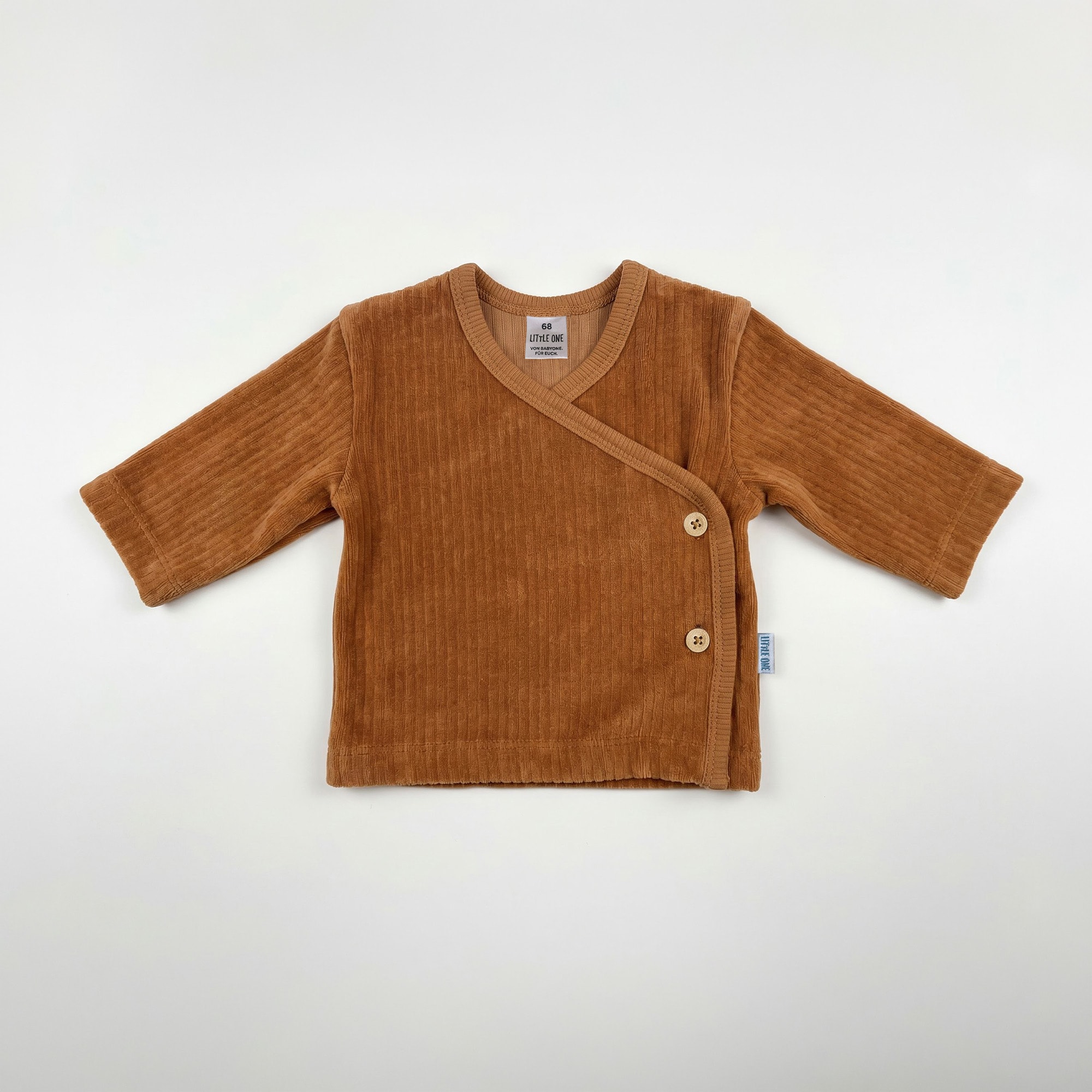 Wickelshirt, LITTLE ONE, Braun – Besonderheit: geprüft nach Oeko-Tex Standard 100 (08.0.60350 HOHENSTEIN HTTI)