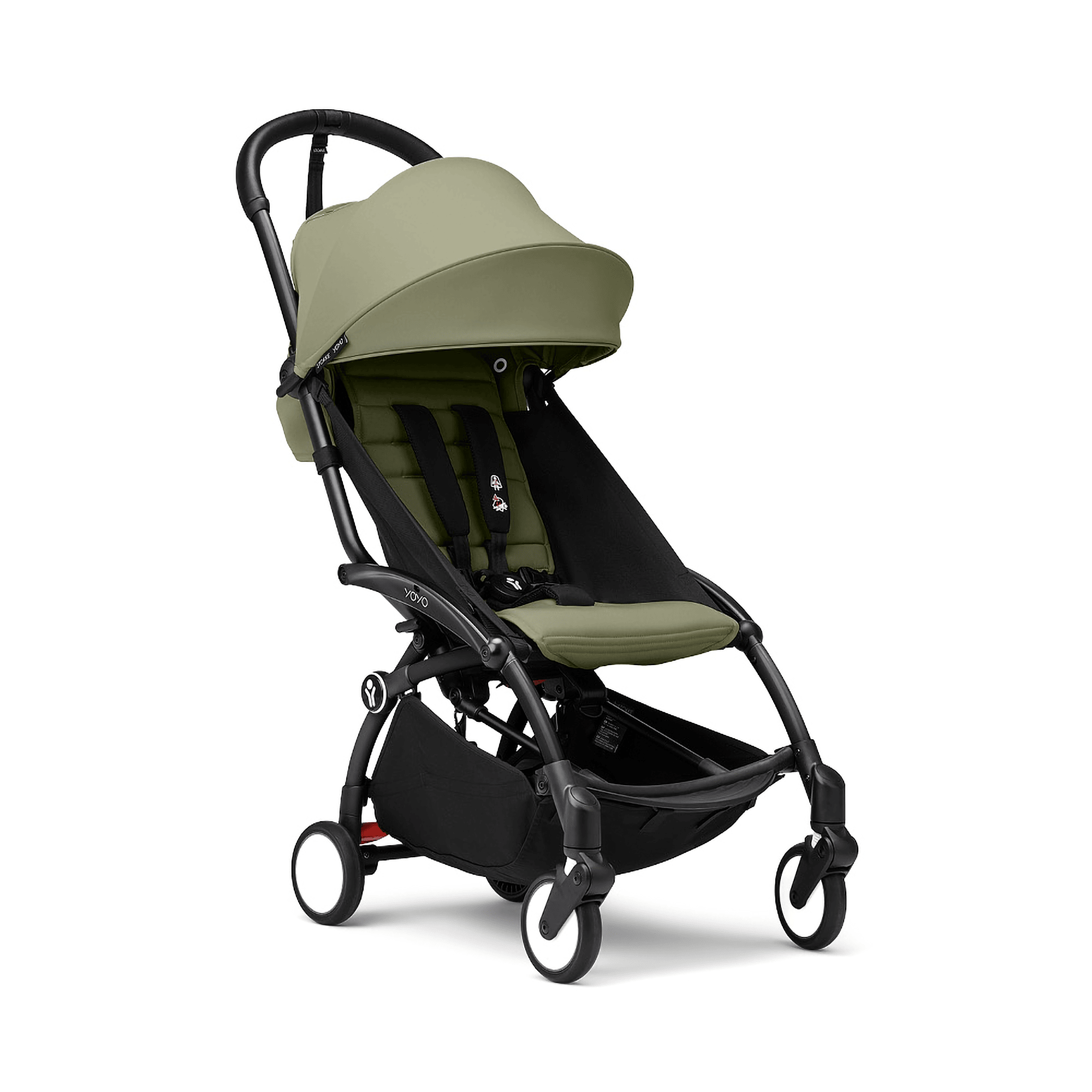 Kombi-Kinderwagen, STOKKE, Grün – Besonderheit: Set bestehend aus YOYO³ Gestell und YOYO³ 6+ Textil-Set