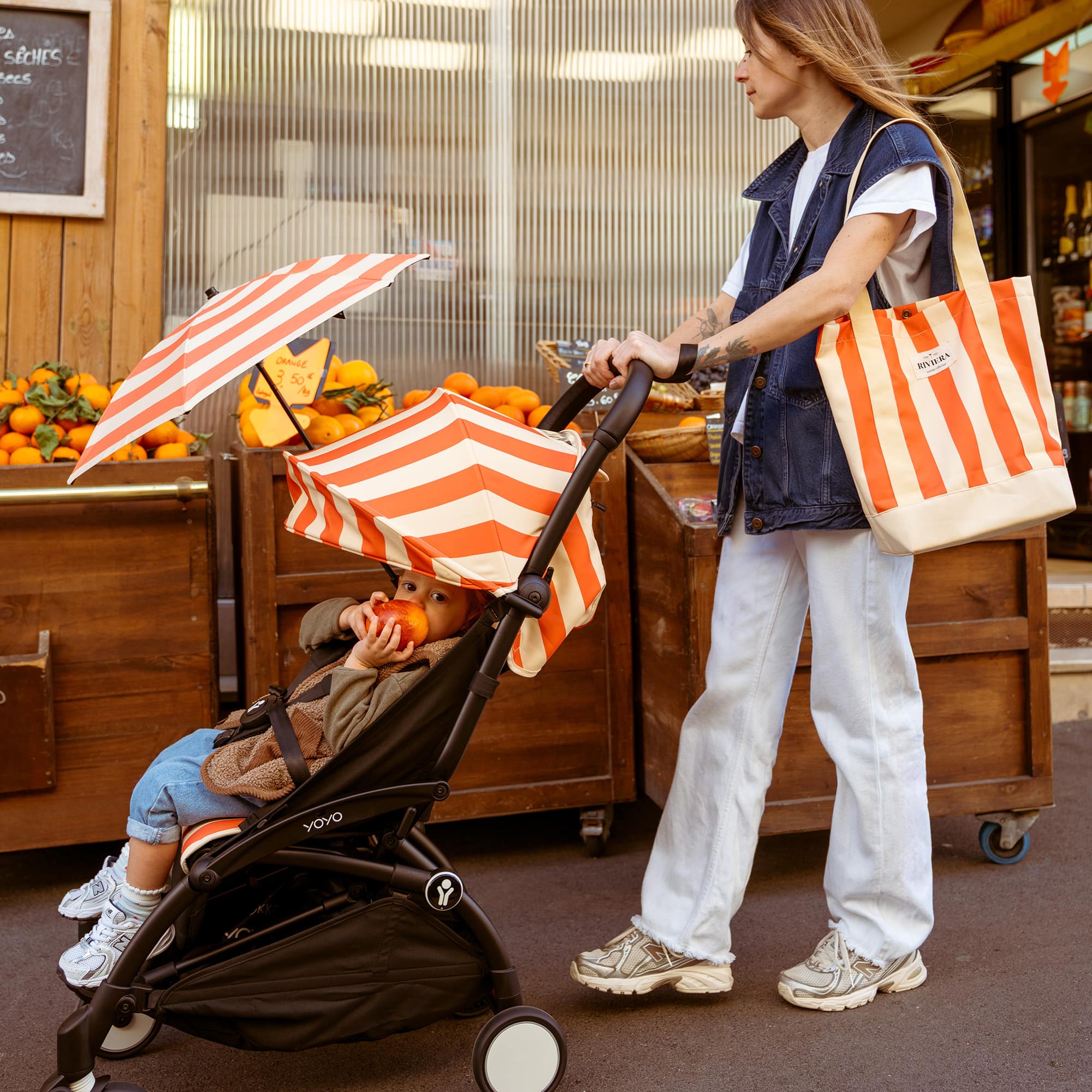 Sportsitze, STOKKE, Orange – Produktansicht