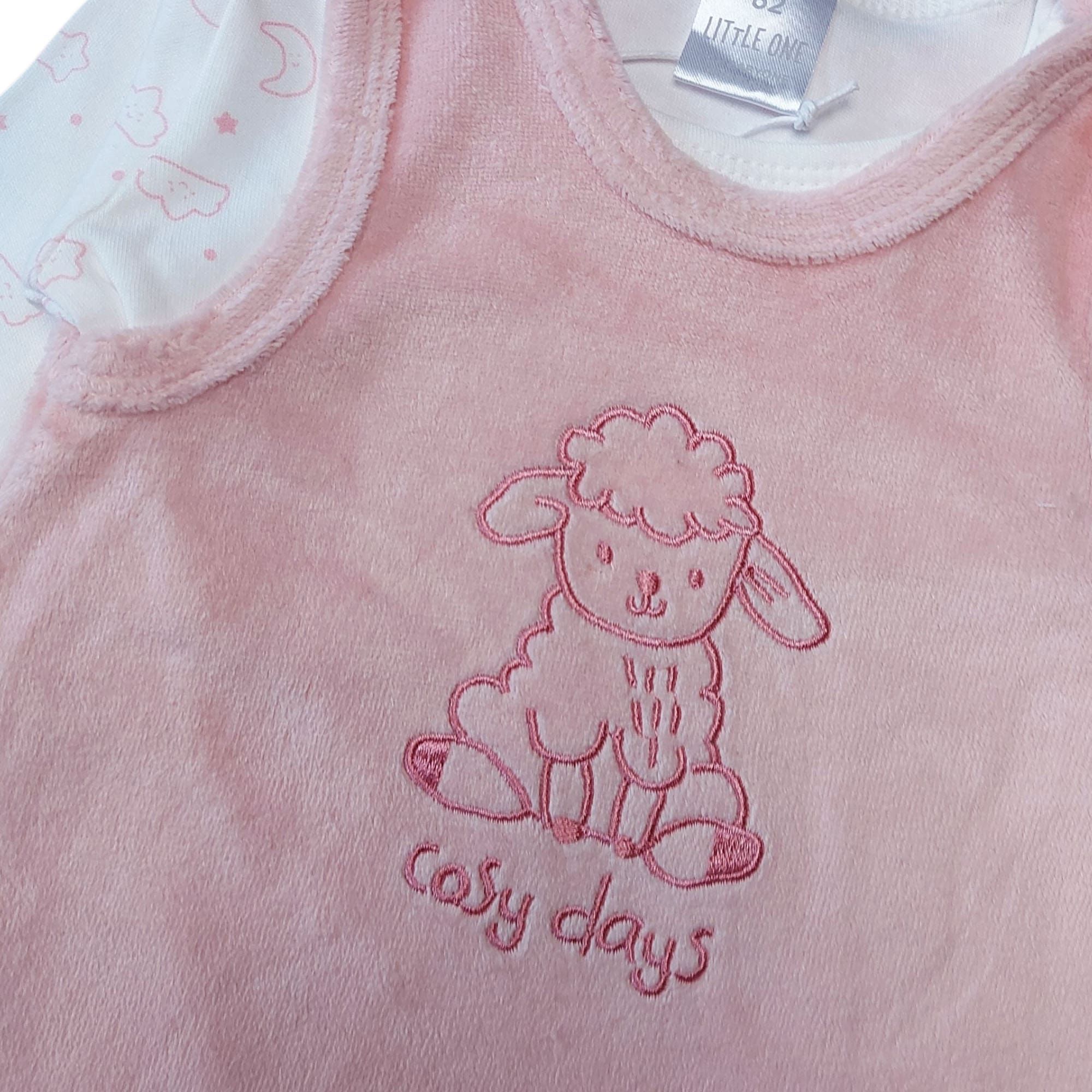 LITTLE ONE, LITTLE ONE, Pink – Besonderheit: Set bestehend aus Strampler und Langarmshirt