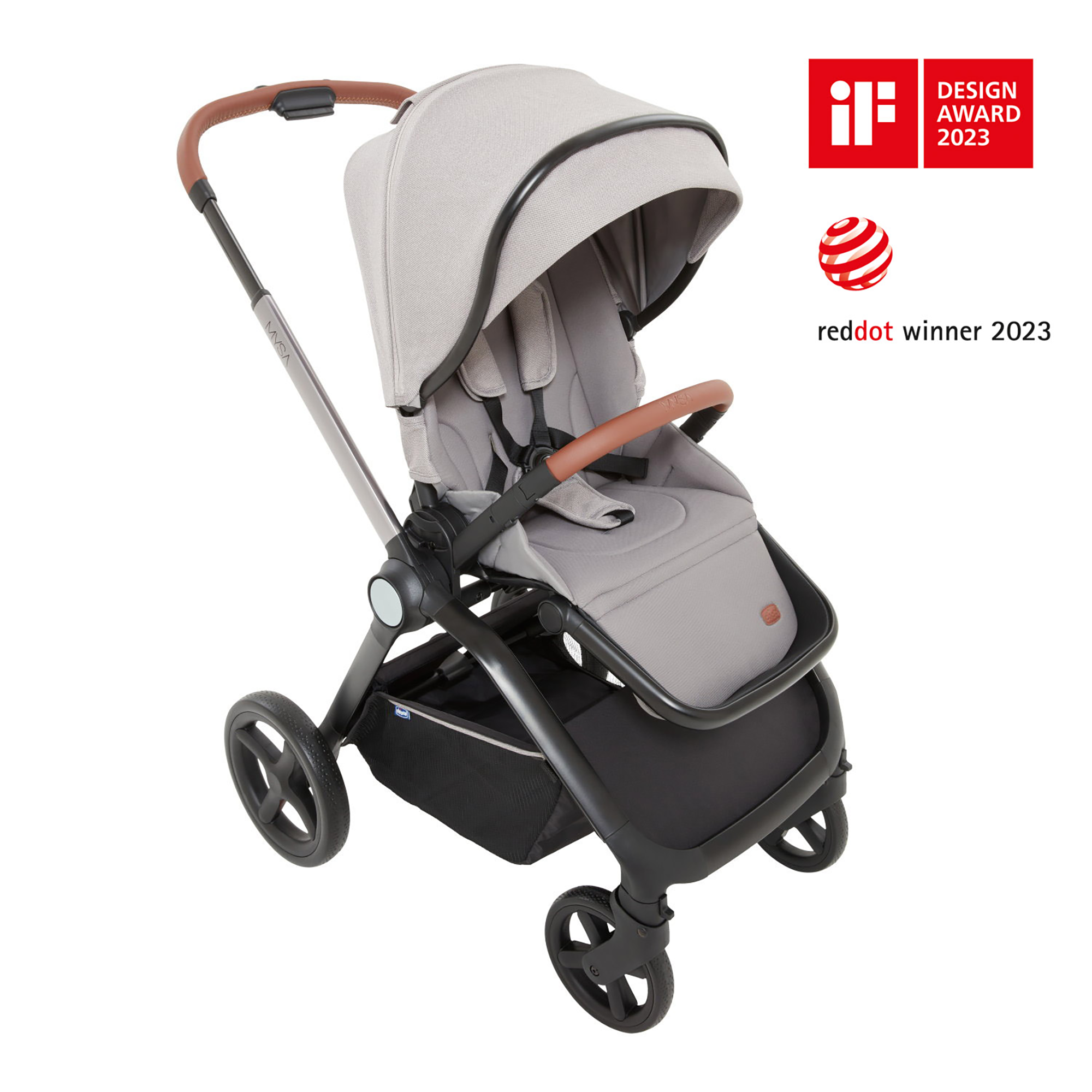 Sportwagen, chicco, Grau – Produktansicht