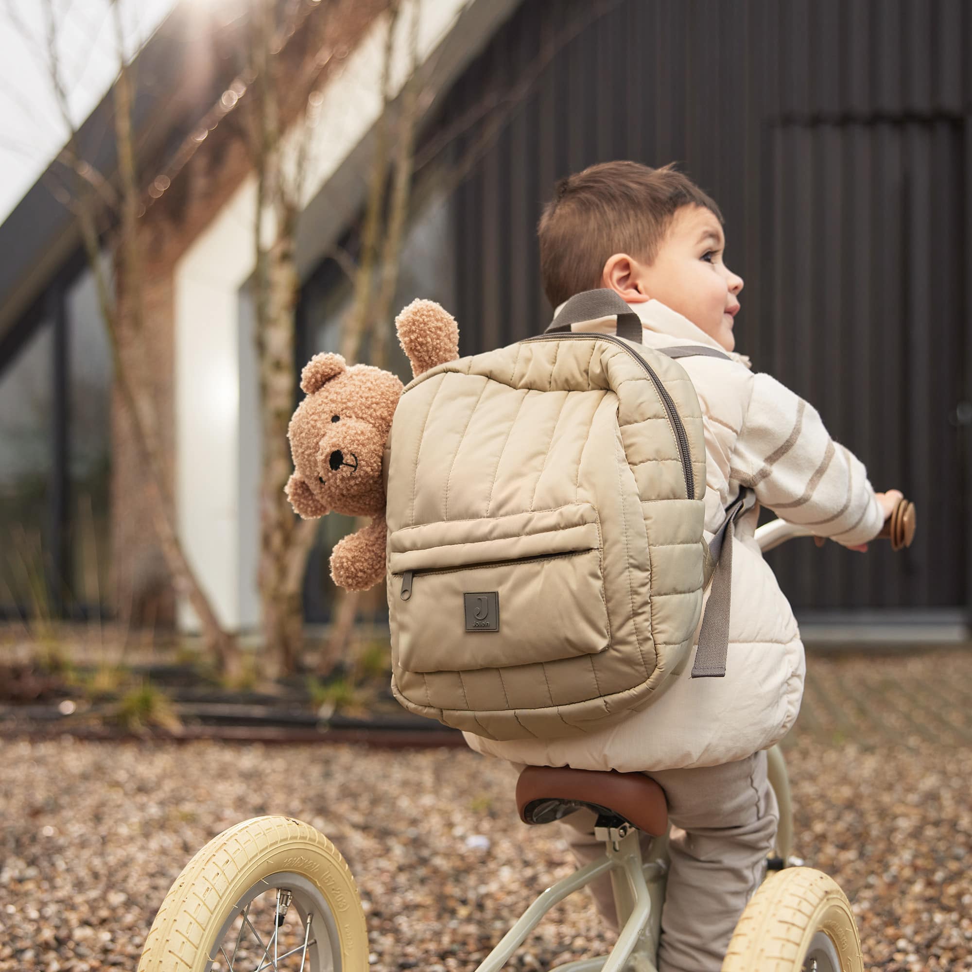 Kinderrucksäcke, jollein, Grün – Produktansicht