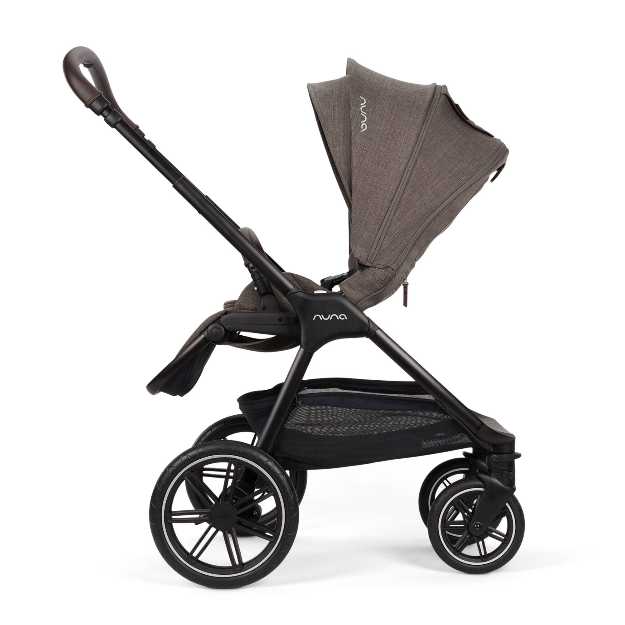 Kombi-Kinderwagen, nuna, Braun – Produktansicht