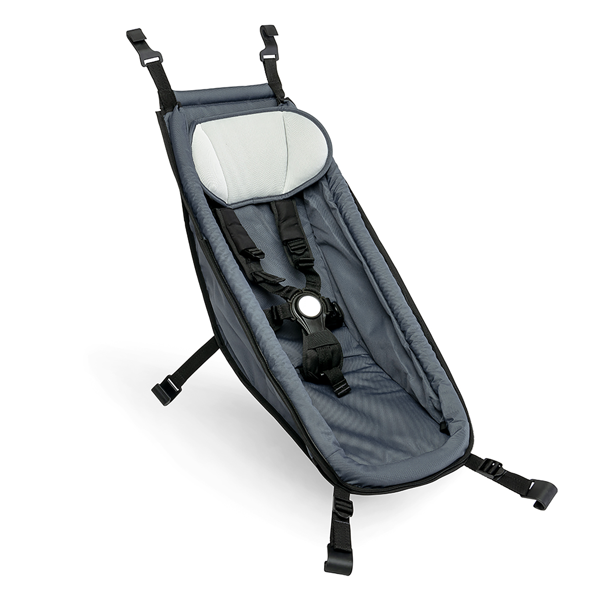 Fahrradanhänger Hängematten, Croozer, Blau – Besonderheit: für Croozer Kid Ein- und Zweisitzer Modelle ab 2014 (Kid Vaaya / Kid Keeke / Kid / Kid Plus)