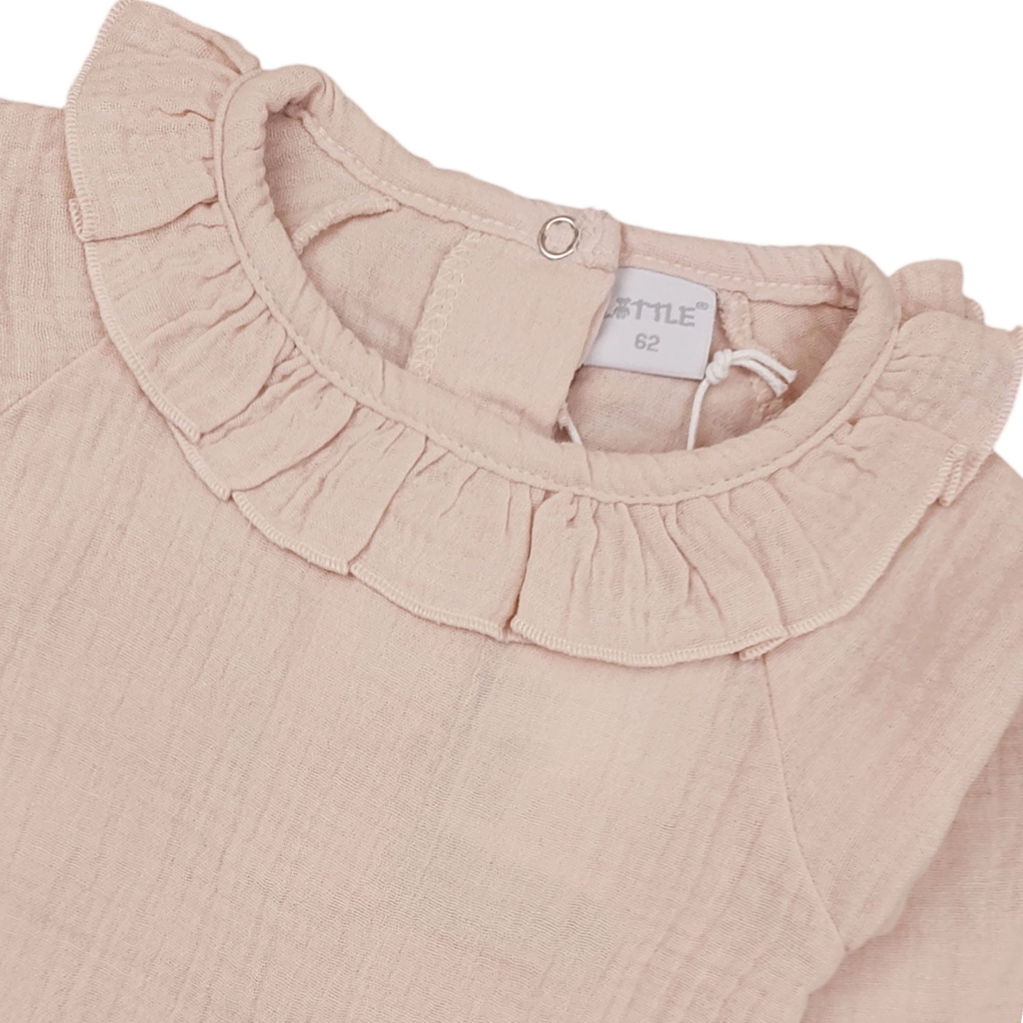 Langarmbody Musselin LITTLE Rosa M2000587715500 2