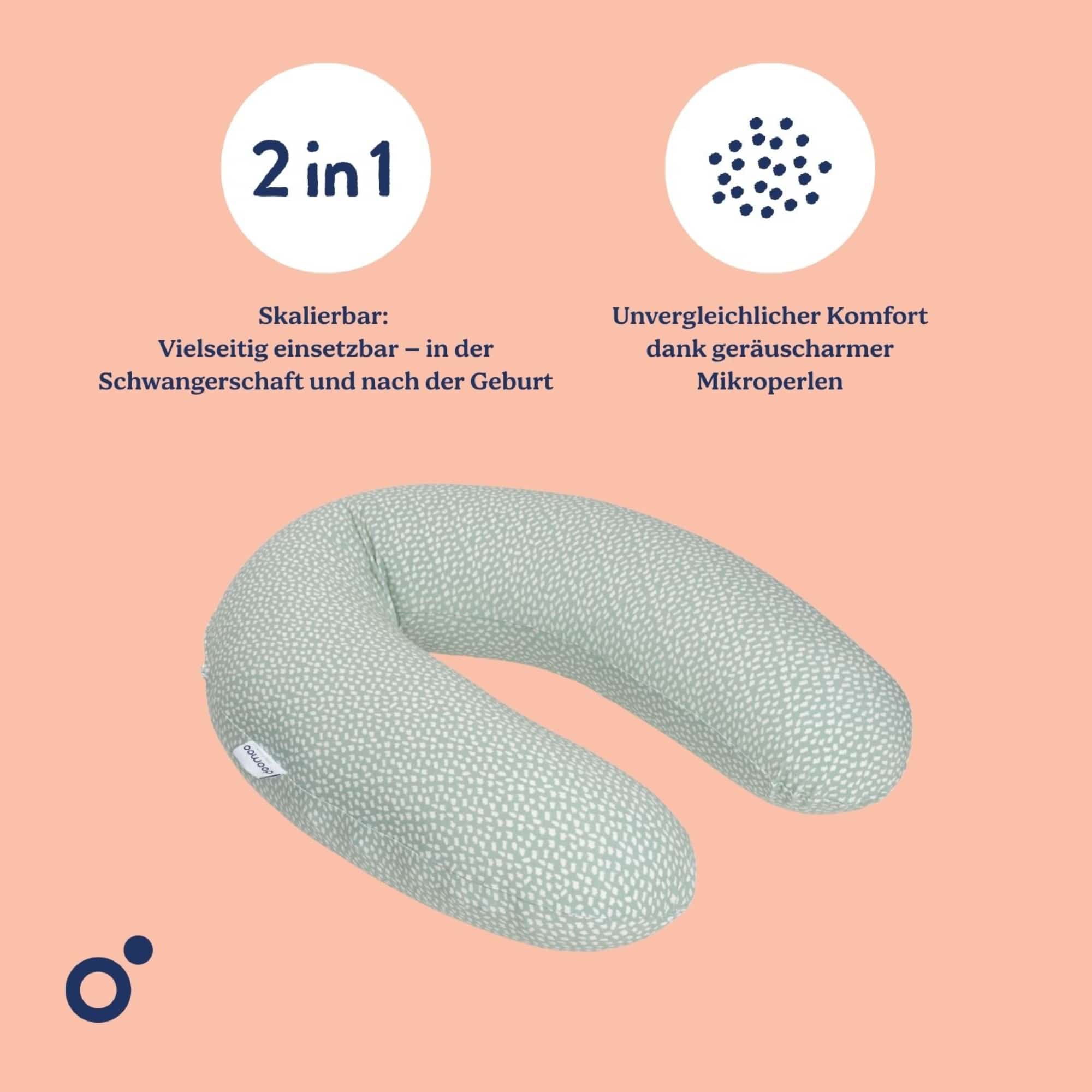 Stillkissen, doomoo, Grün – Produktansicht