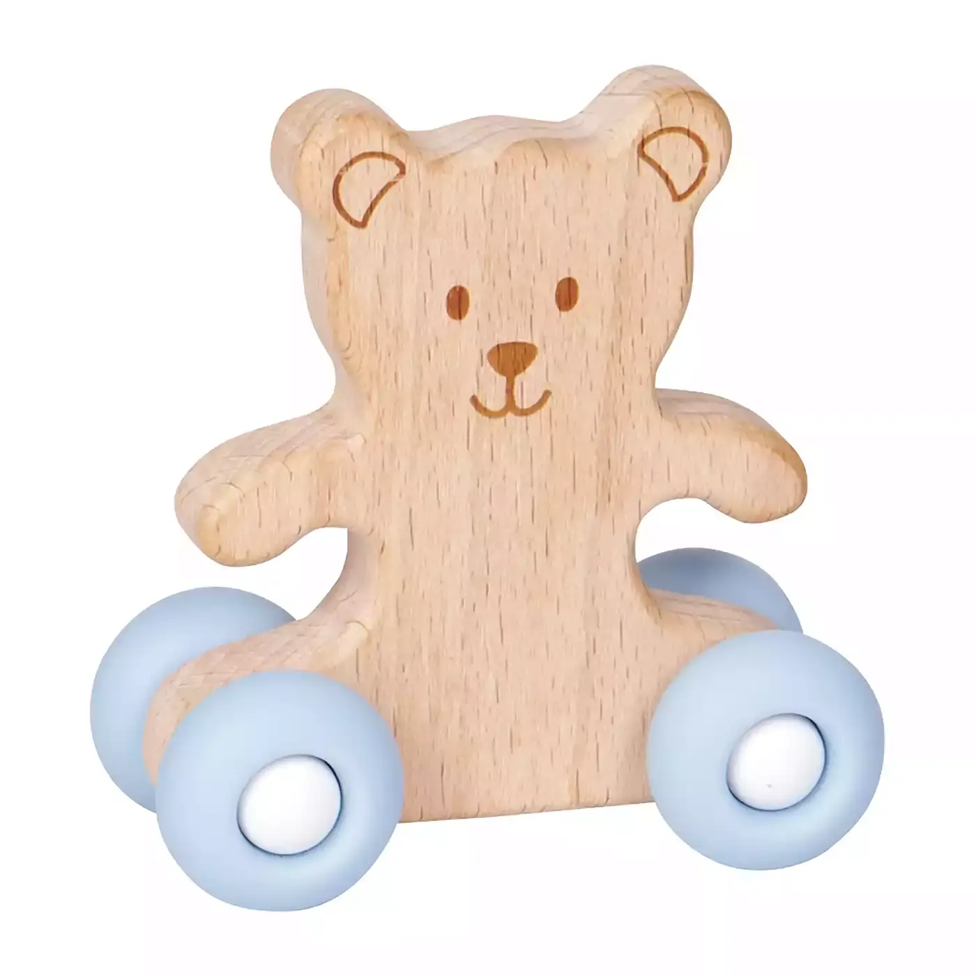 Schiebe-Teddy aus Holz BabyGlück DIE SPIEGELBURG Braun 2000575940907 3