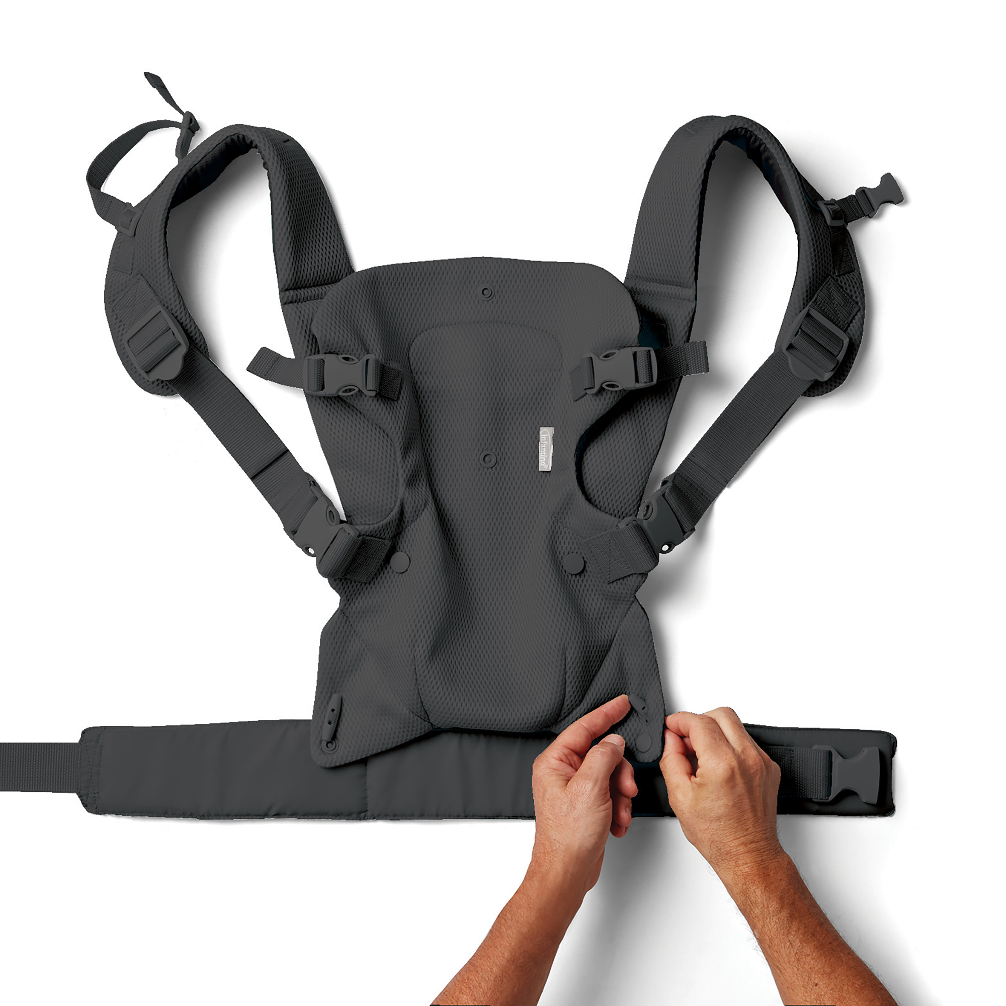 Fullbuckle Tragen, infantino, Schwarz – Produktansicht
