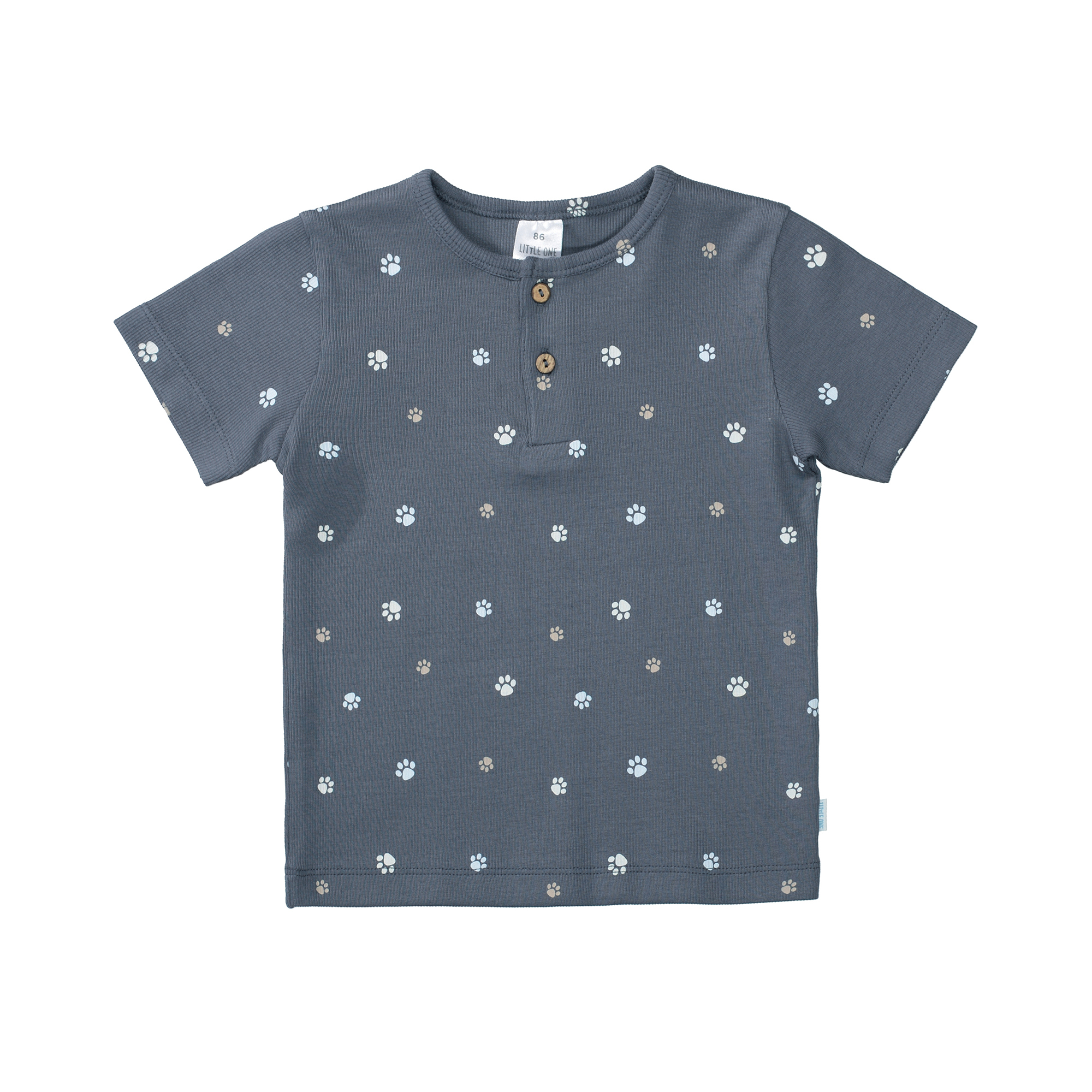 Kurzarmshirts, LITTLE ONE, Blau – Produktansicht