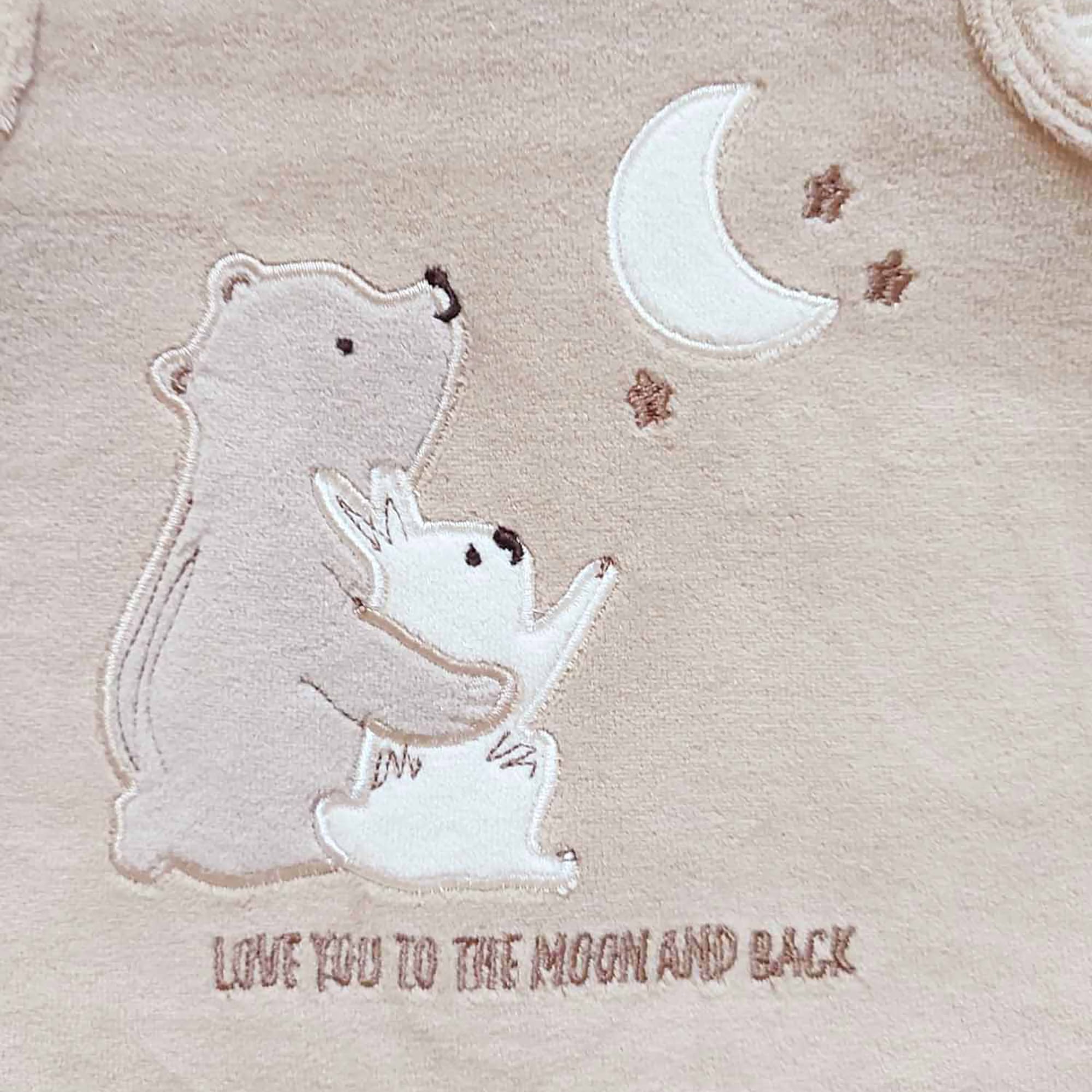 Strampler, LITTLE ONE, Braun – Besonderheit: Set bestehend aus Strampler und Langarmshirt
