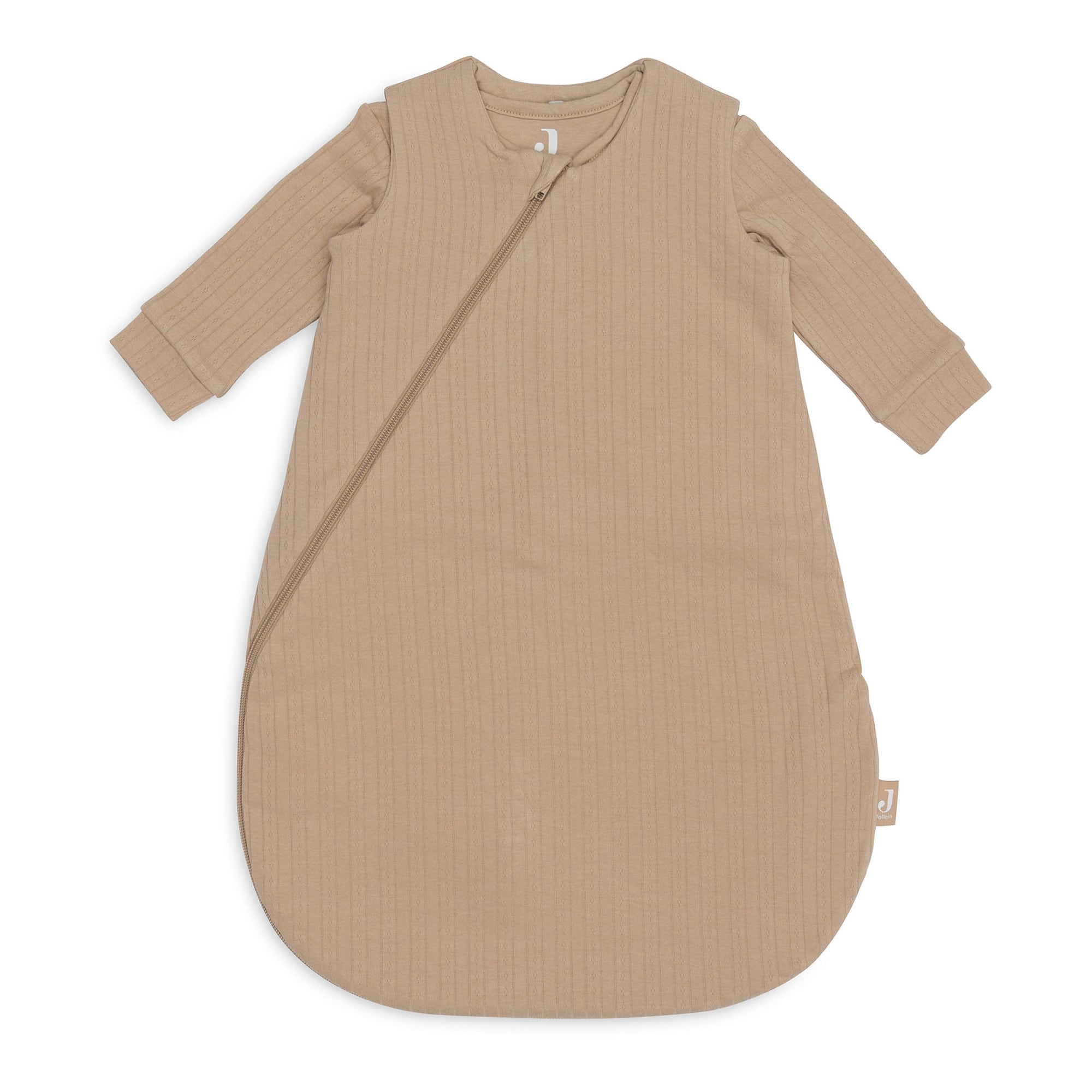 Ganzjahresschlafsäcke, jollein, Beige – Besonderheit: hat 3 verschiedene TOG-Werte, je nachdem, wie er getragen wird
