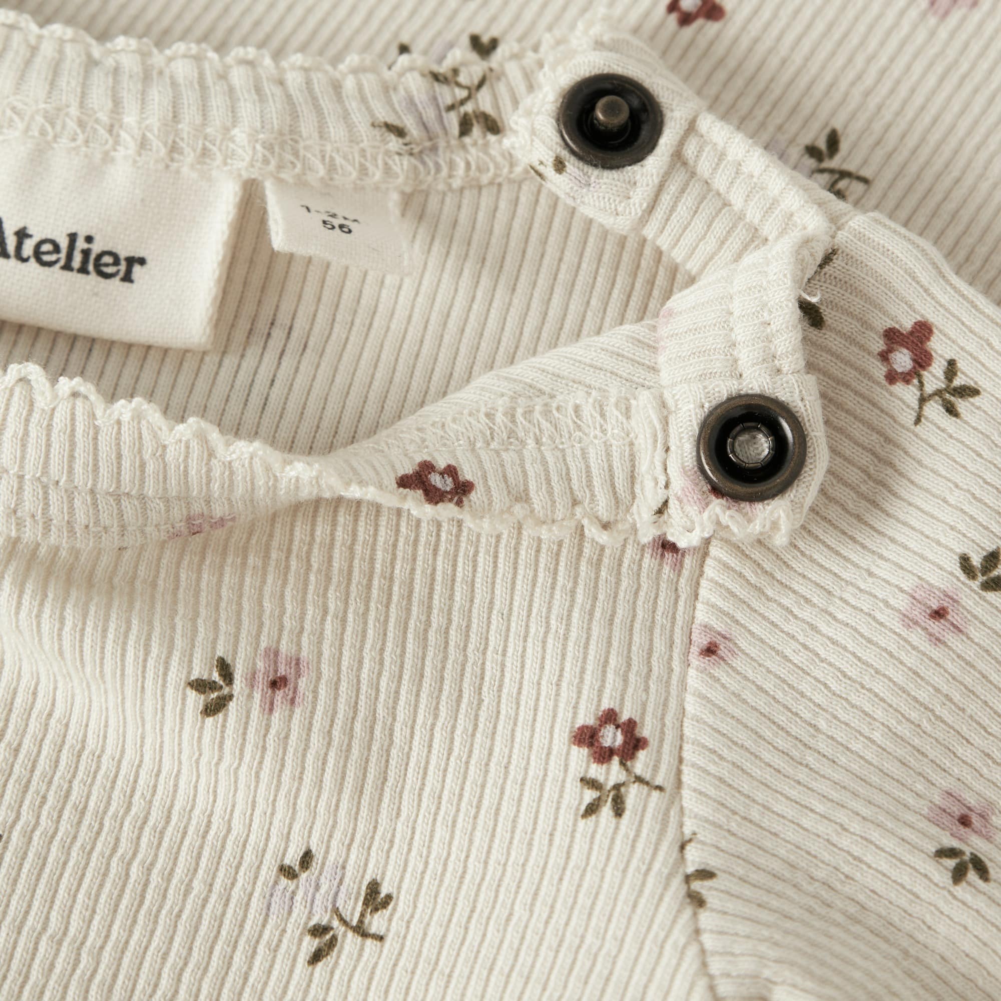 Langarmbodys, Lil' Atelier, Beige – Produktansicht