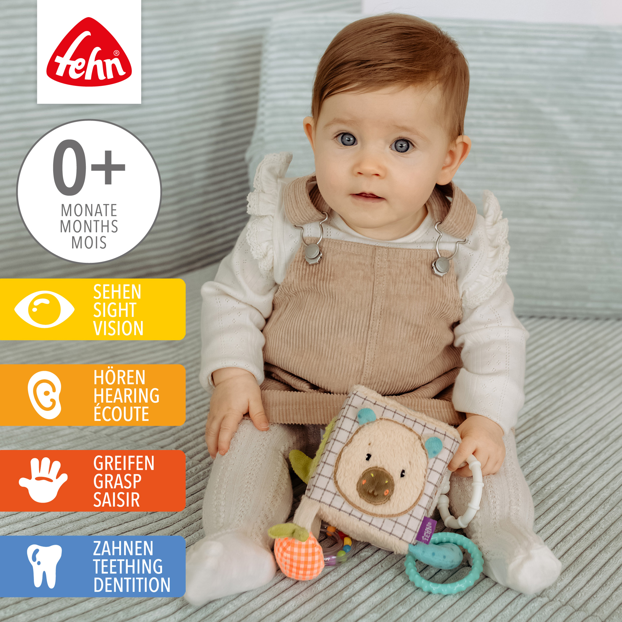 Spielwürfel, fehn, Beige – Produktansicht