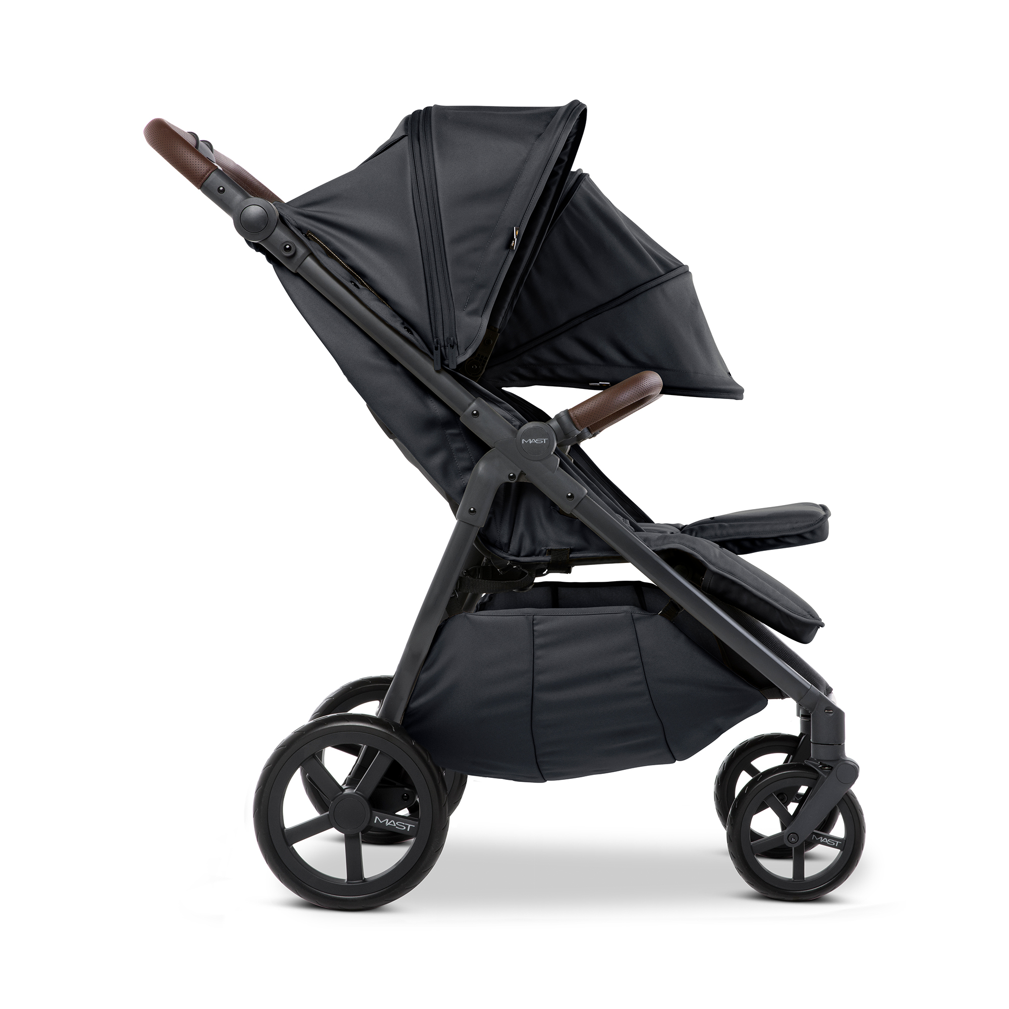 Zwillingswagen & Geschwisterwagen, MAST, Grau – Produktansicht