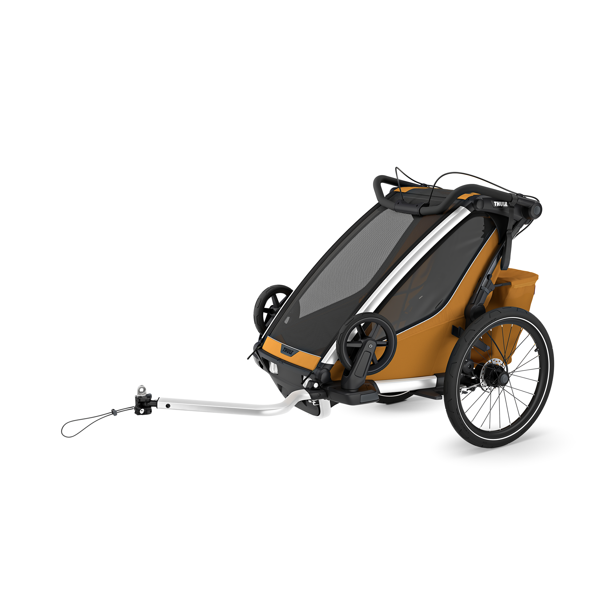 Fahrradanhänger, THULE, Gelb – Produktansicht