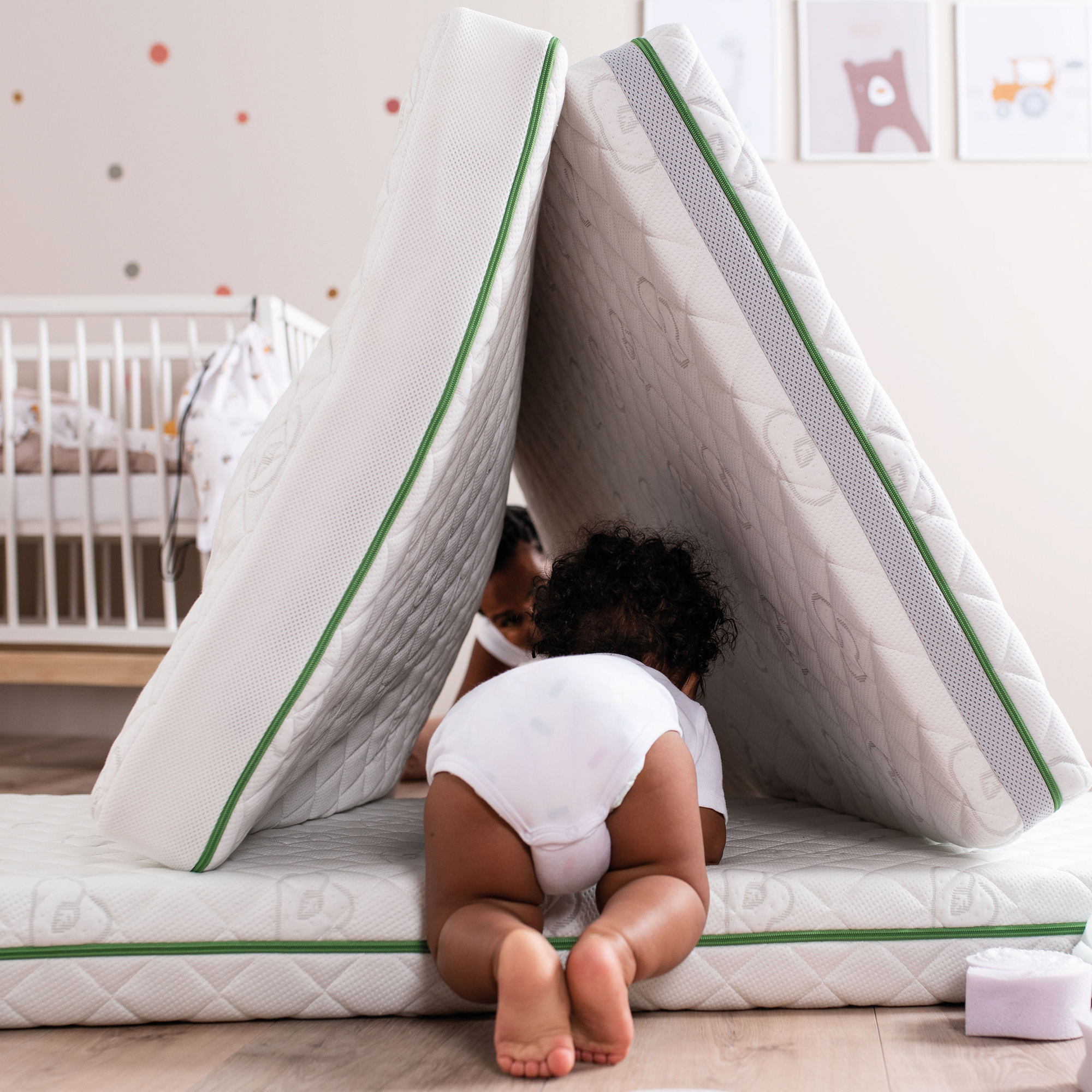 Matratzen 60 x 120 cm, LITTLE ONE, Weiß – Produktansicht