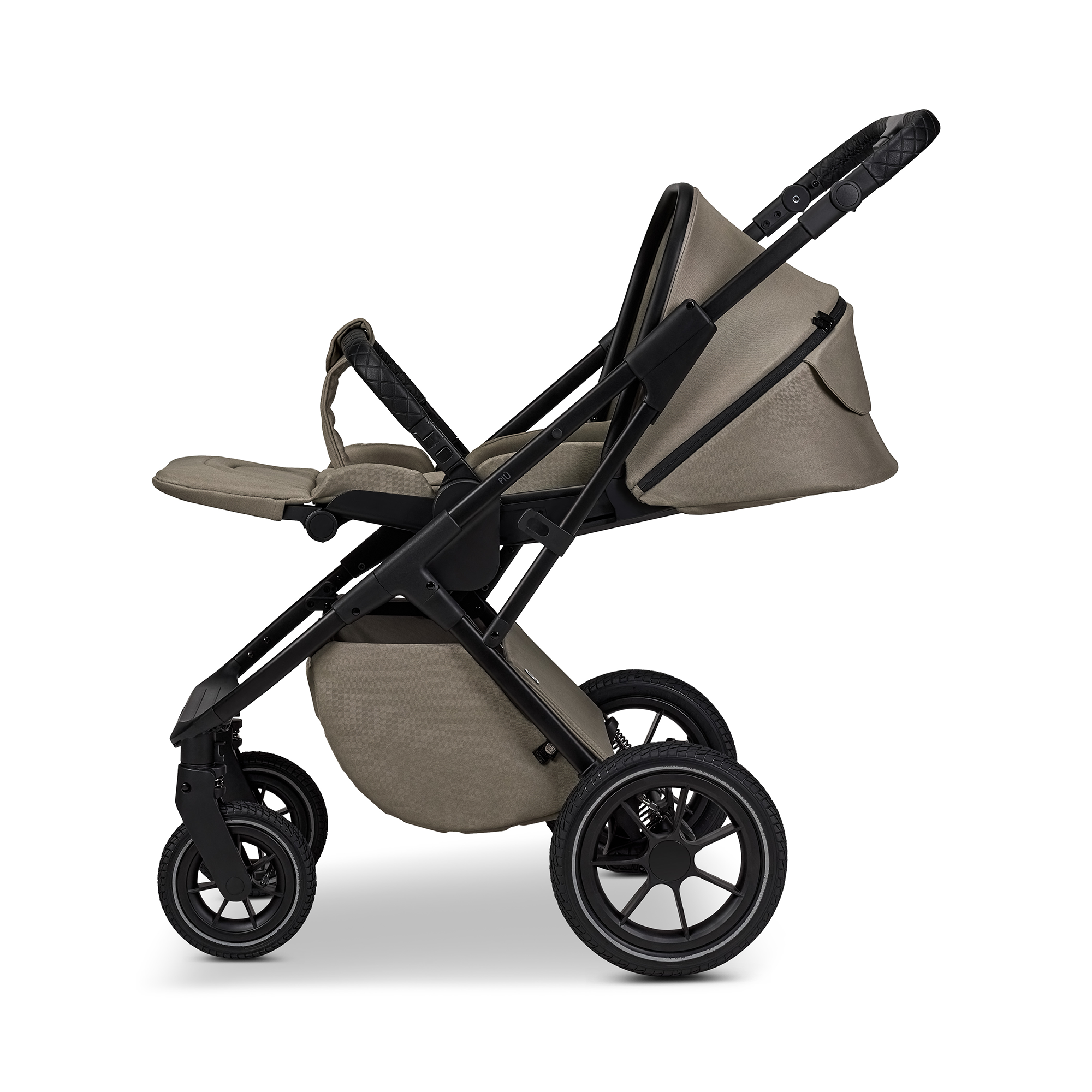 Kombi-Kinderwagen, MOON, Beige – Produktansicht