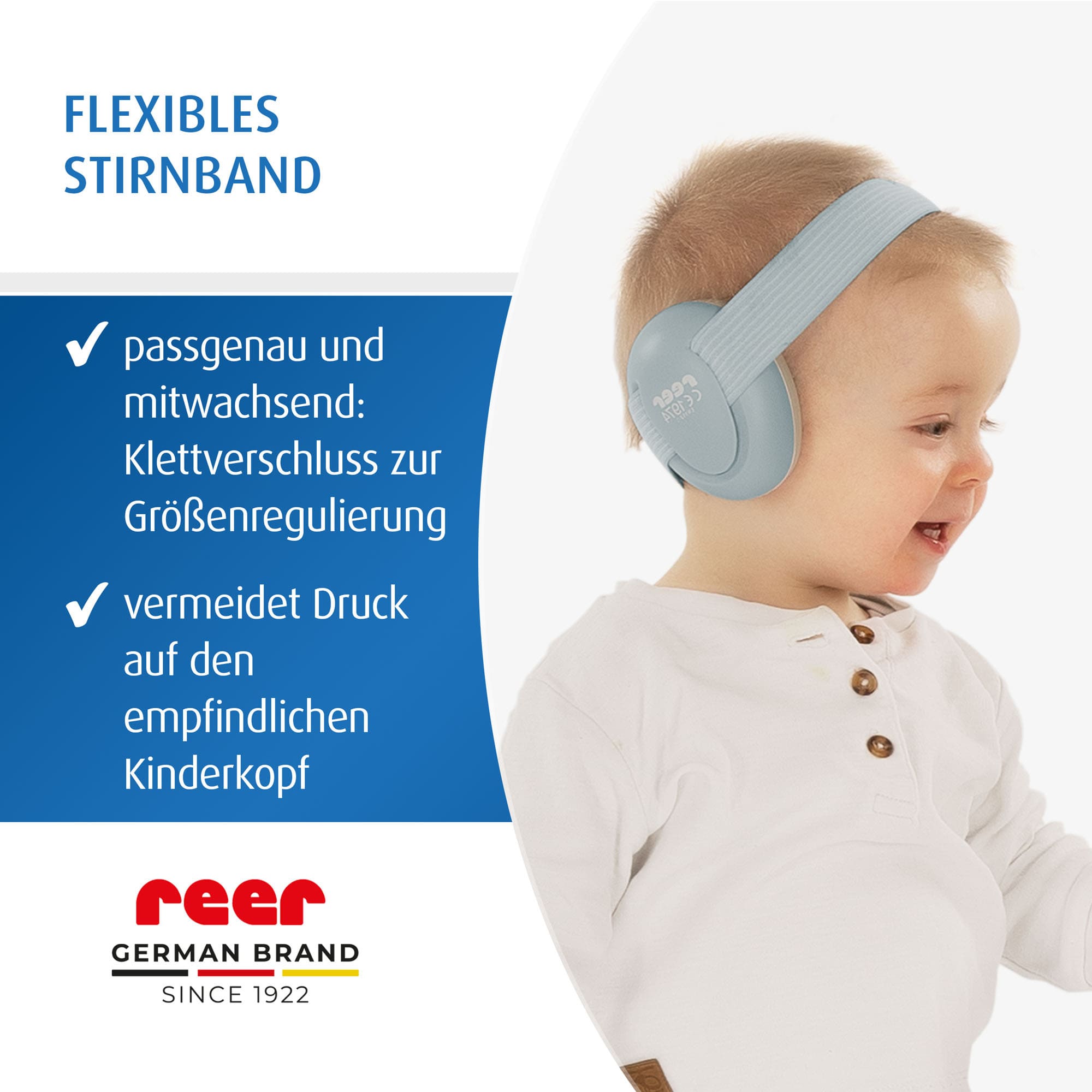 Gehörschutz, reer, Blau – Produktansicht
