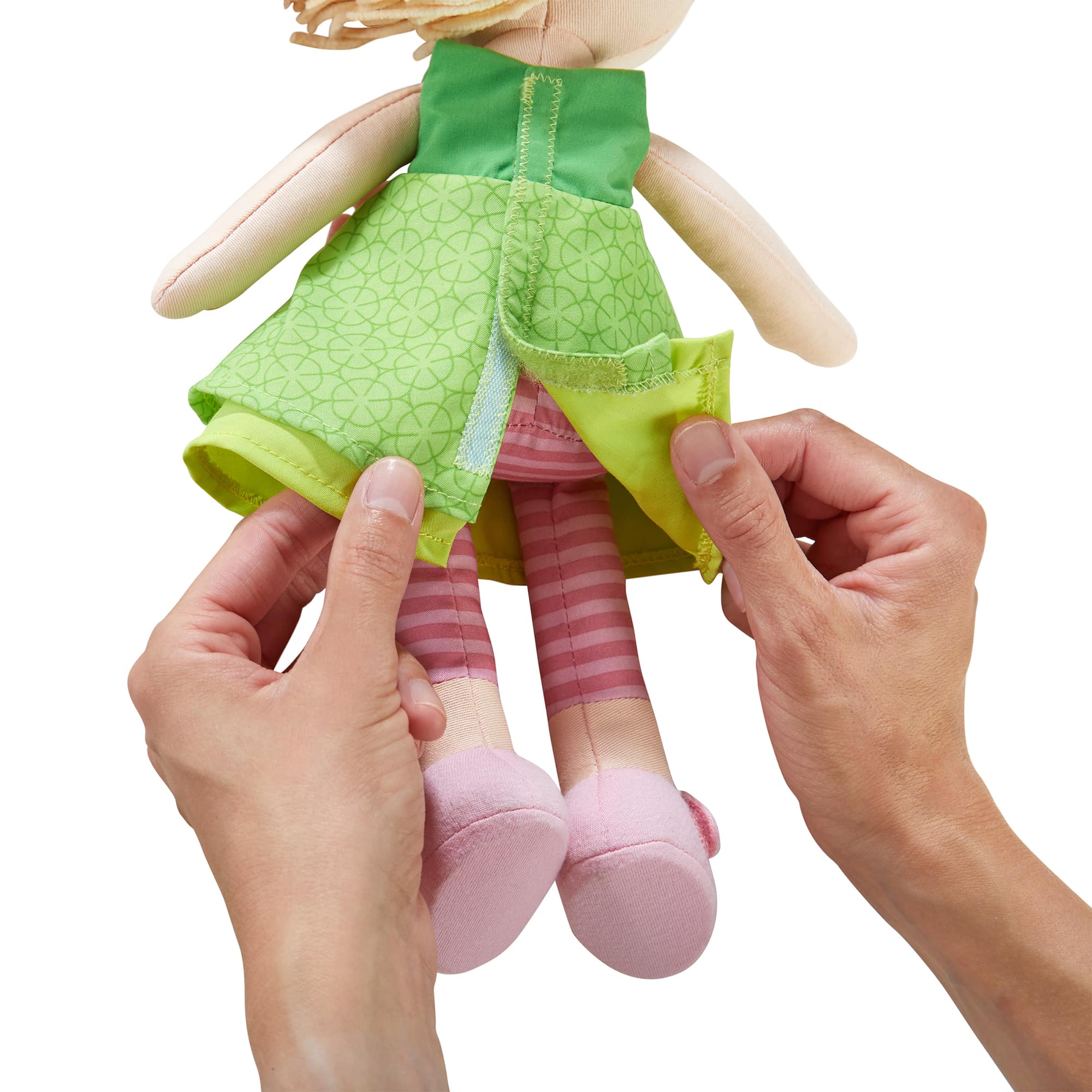 Puppen & Puppenwagen, HABA, Grün – Produktansicht