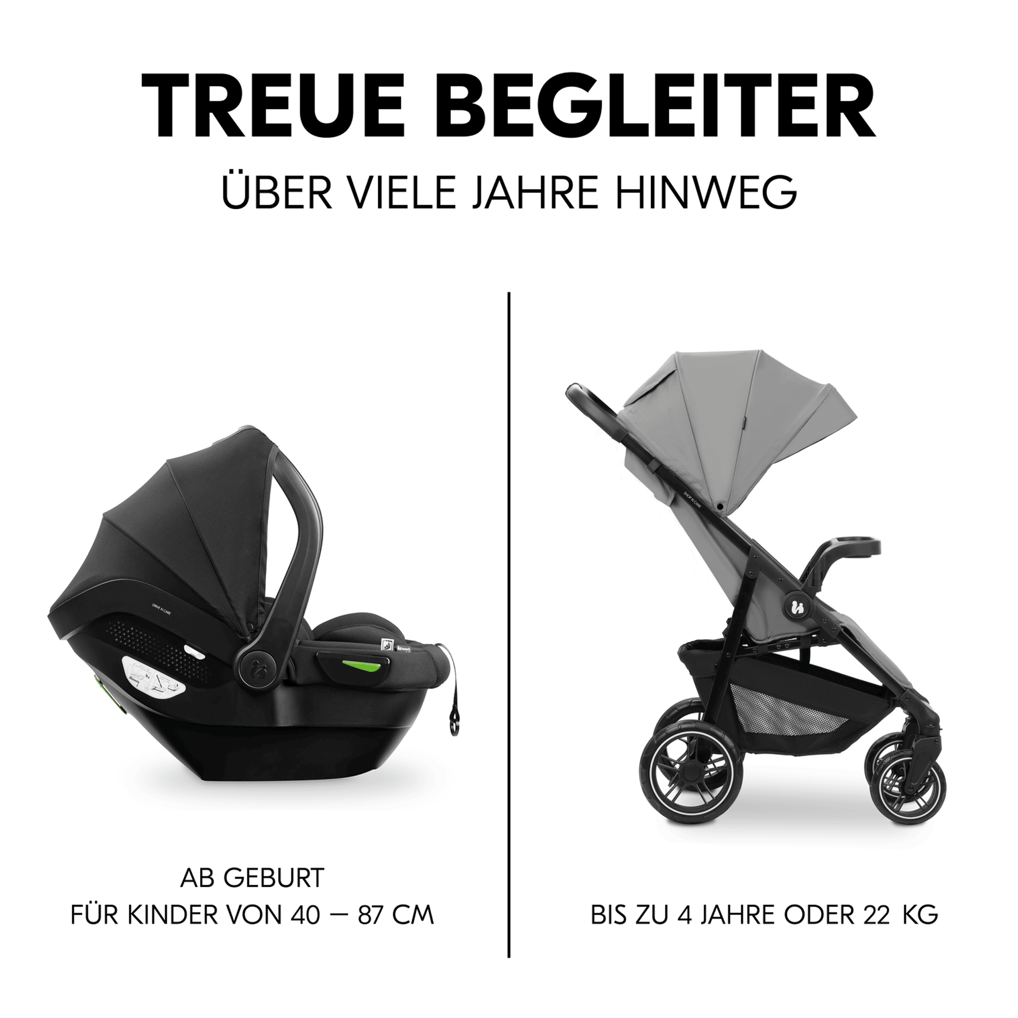 Buggys, hauck, Grau – Produktansicht