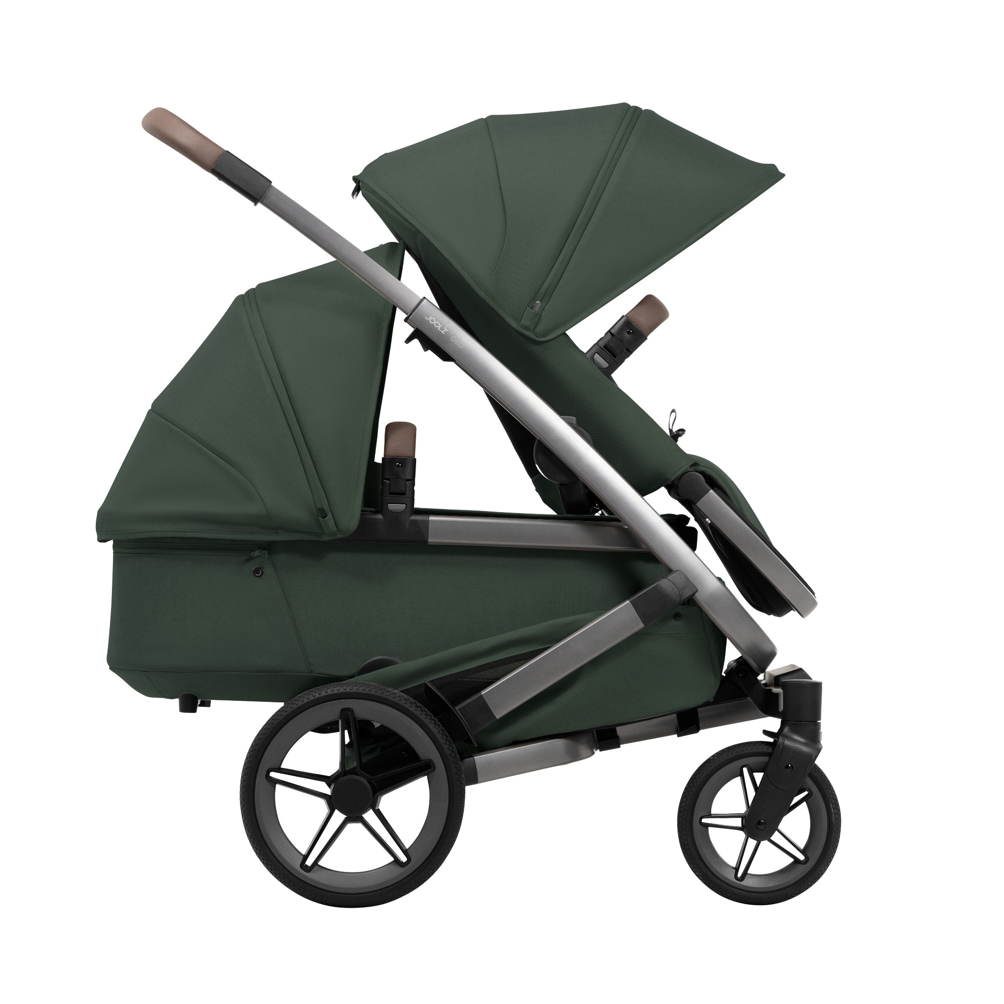 Zwillingswagen & Geschwisterwagen, JOOLZ, Grün – Produktansicht