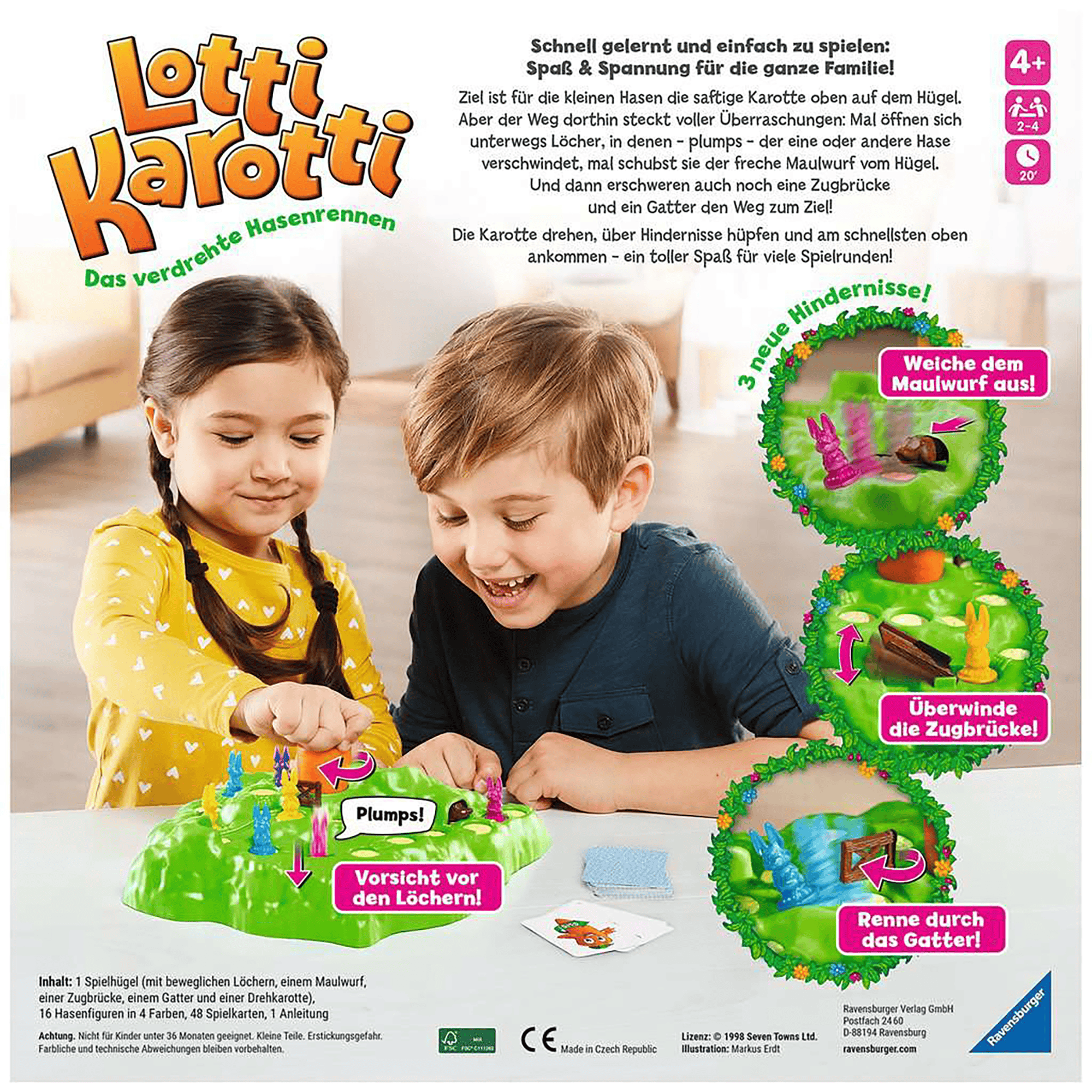 Kinderspiele, Ravensburger, Mehrfarbig – Produktansicht