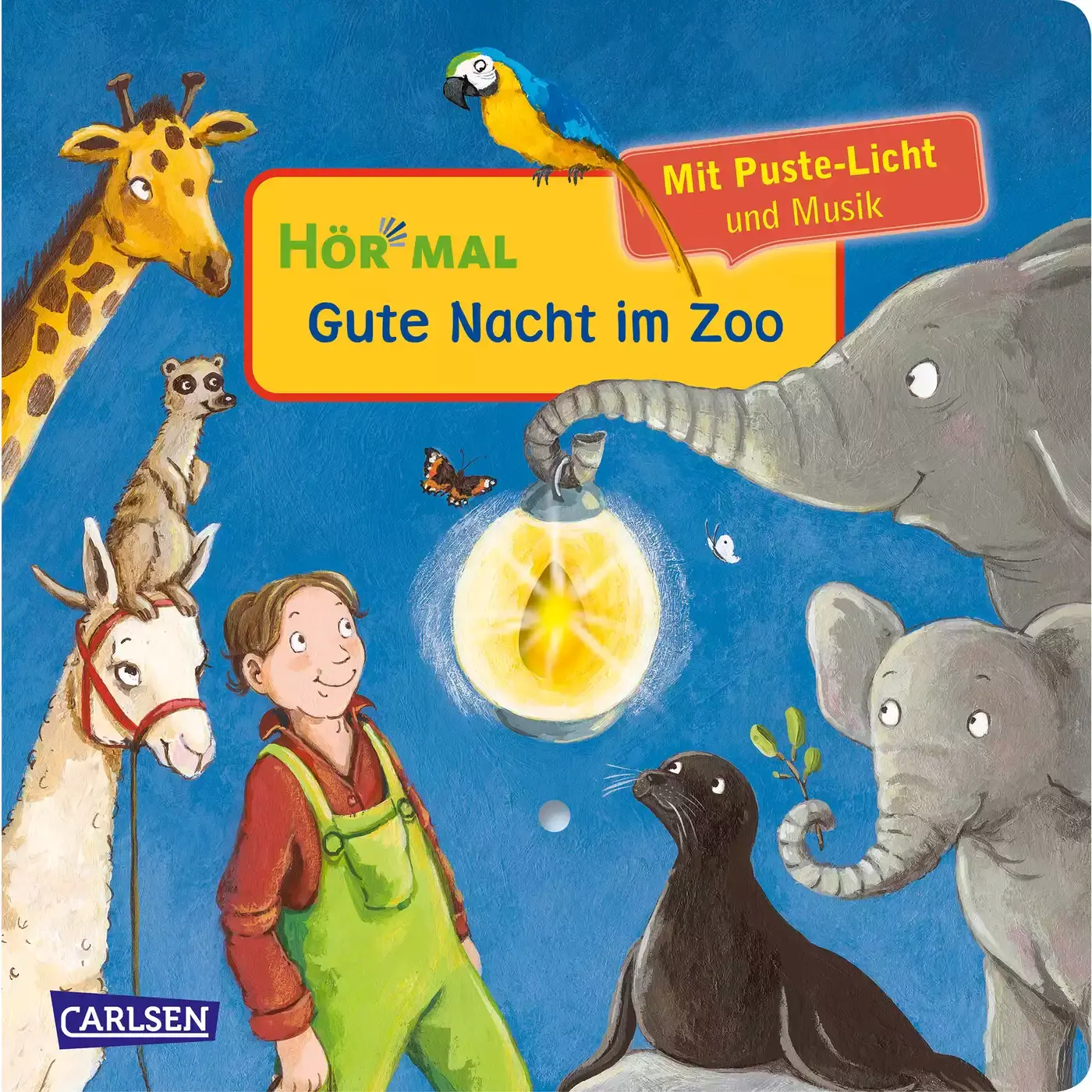 Hör mal (Soundbuch): Mach mit - Pust aus: Gute Nacht im Zoo CARLSEN 2000582213902 3