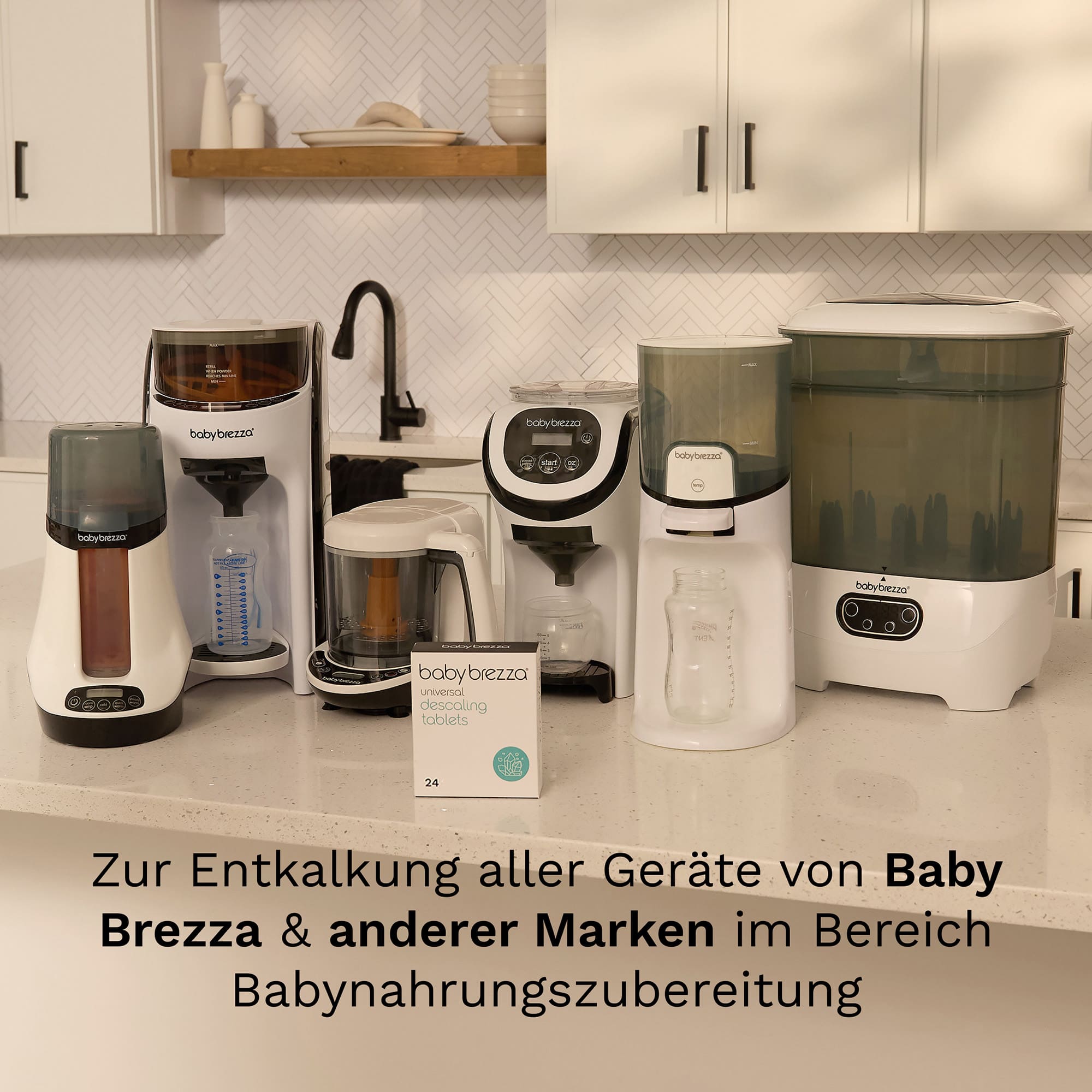 Vaporisatoren, babybrezza, Weiß – Produktansicht