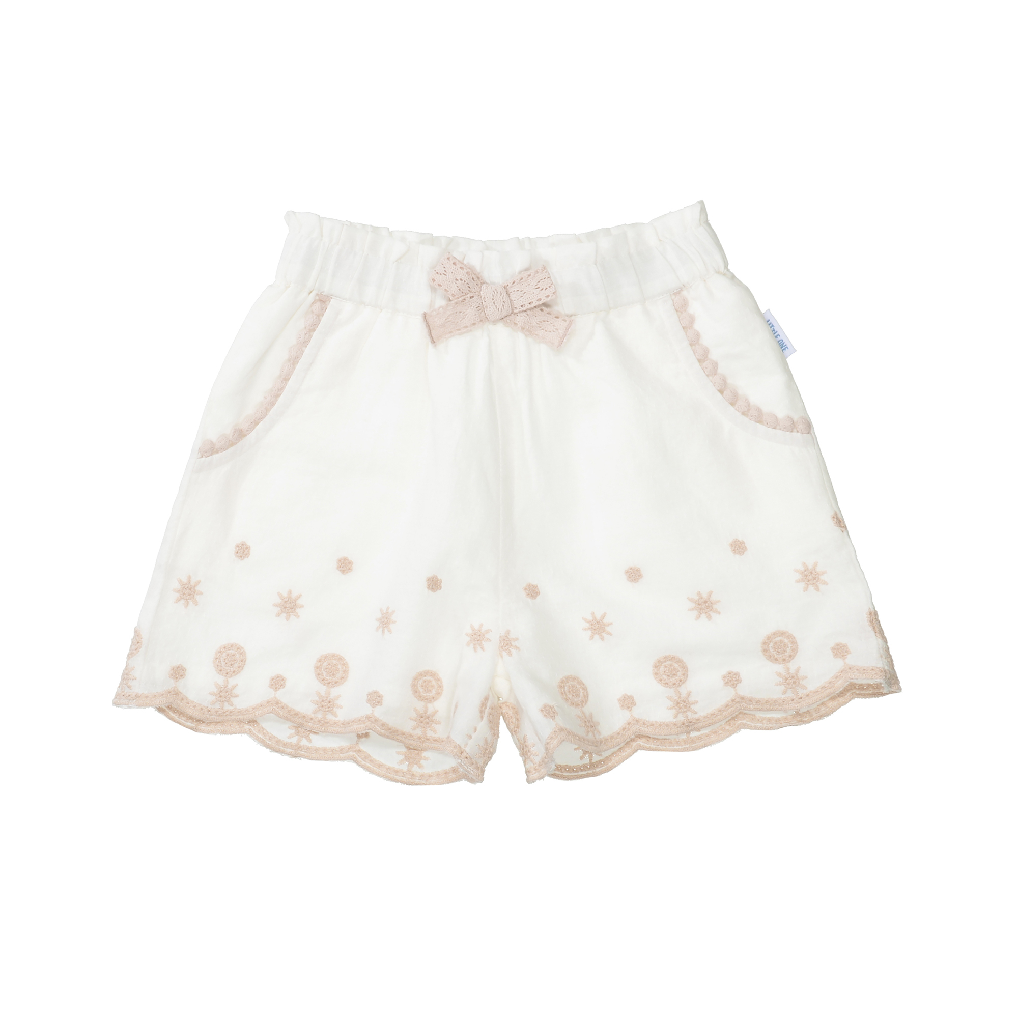 Kurze Hosen, LITTLE ONE, Weiß – Besonderheit: aus 100% Baumwolle