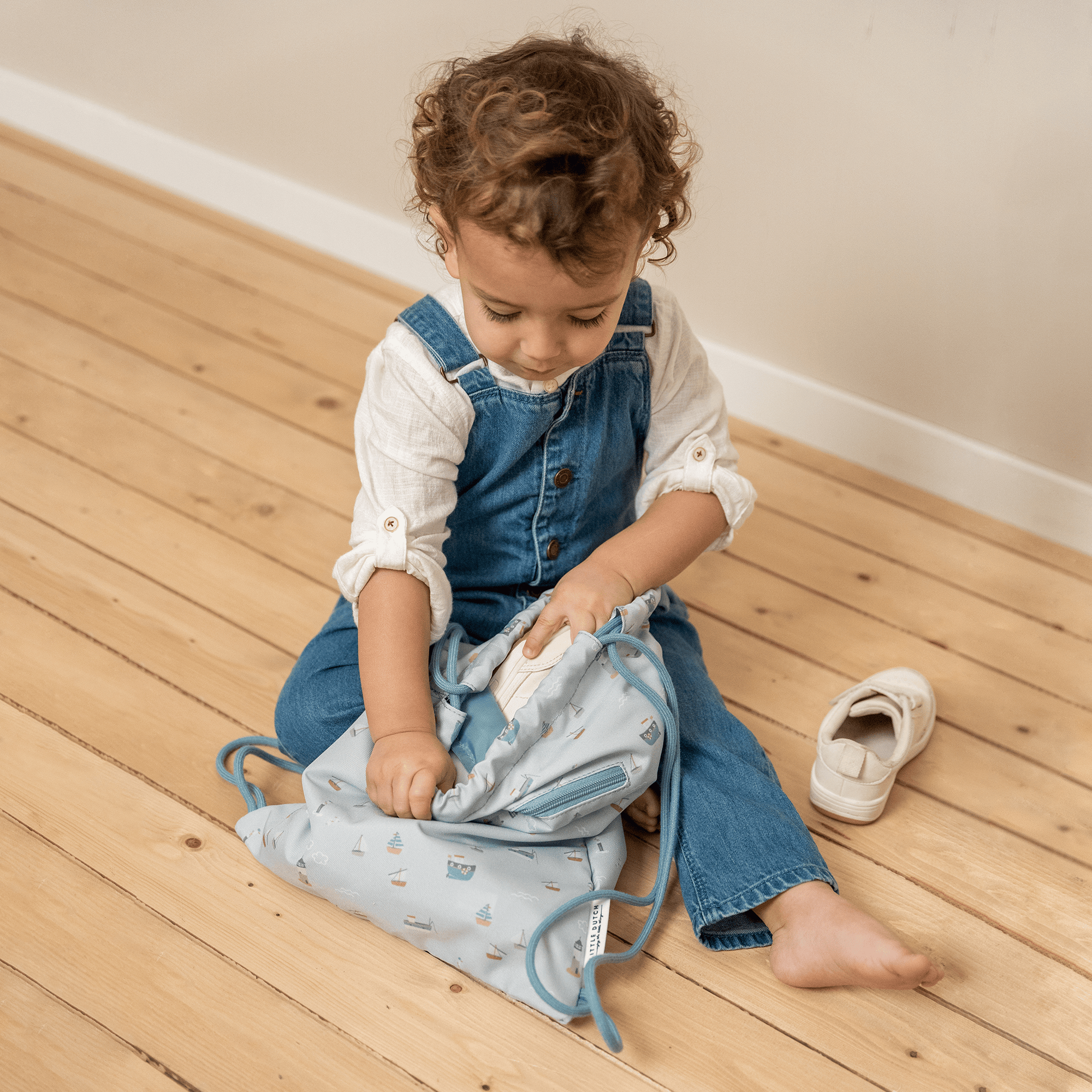 Kinderrucksäcke, LITTLE DUTCH, Blau – Produktansicht