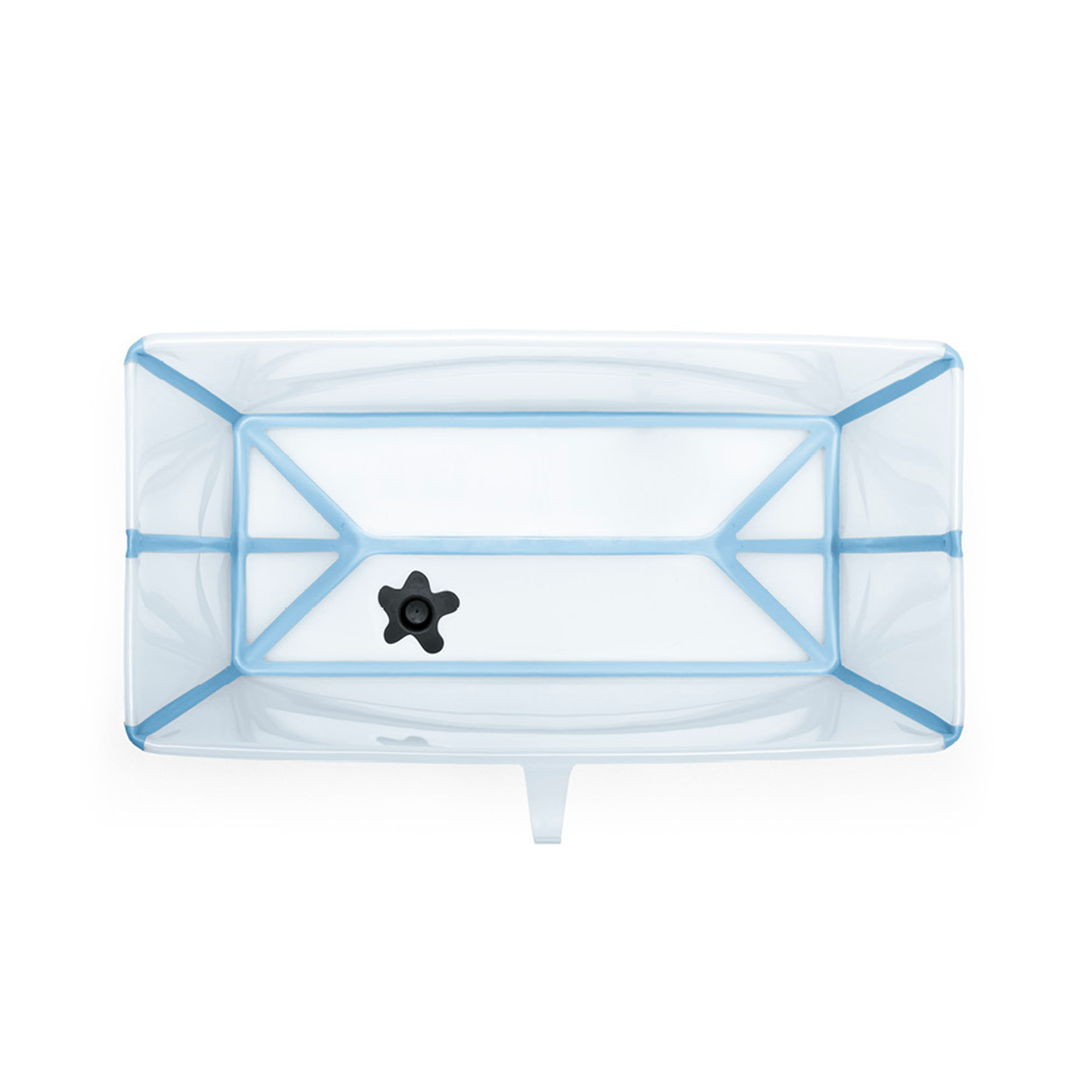 Flexi Bath® Transparent Ocean Blue mit hitzeempfindlichem Stöpsel STOKKE Blau Blau 2000575278628 2