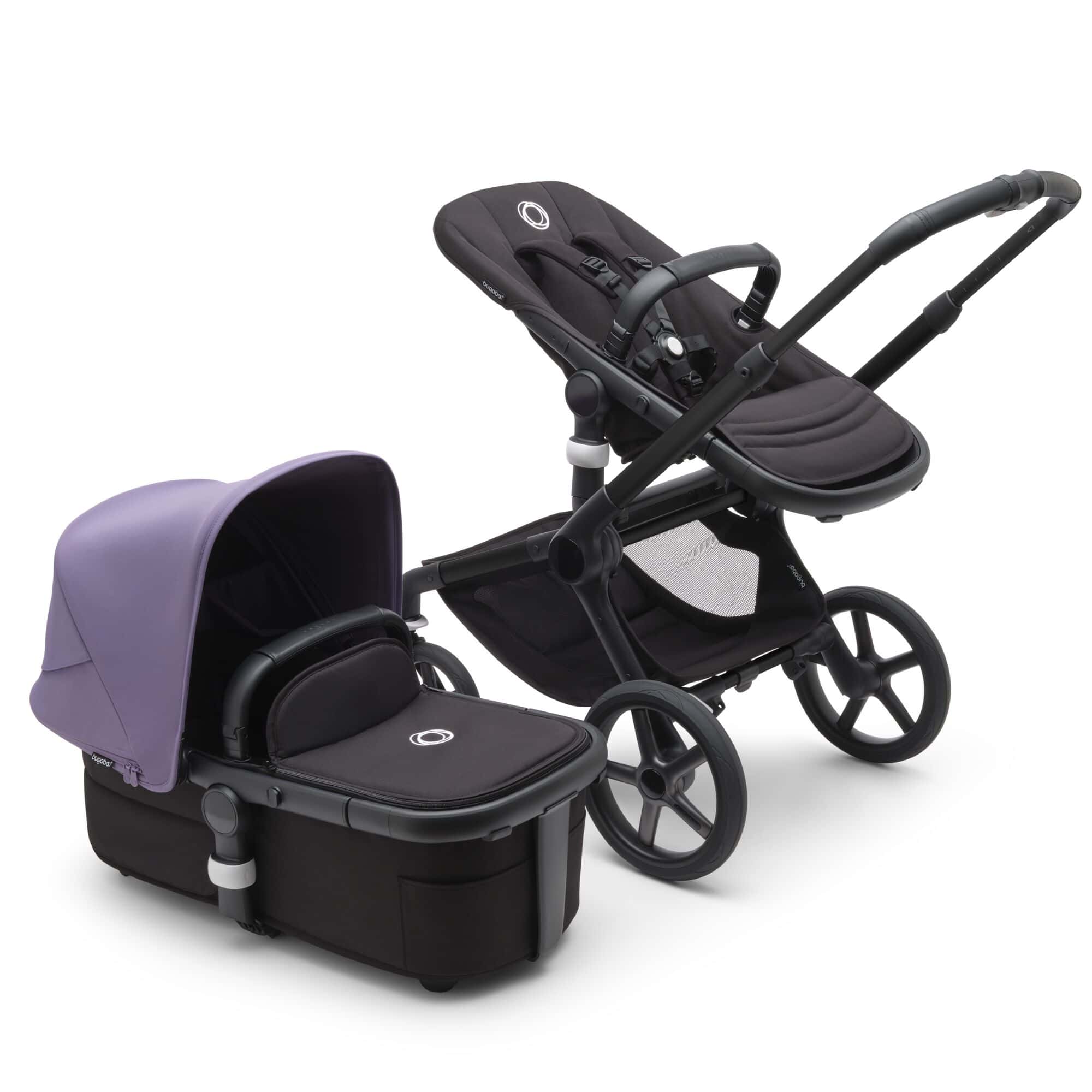 Kombi-Kinderwagen, bugaboo, Schwarz – Produktansicht