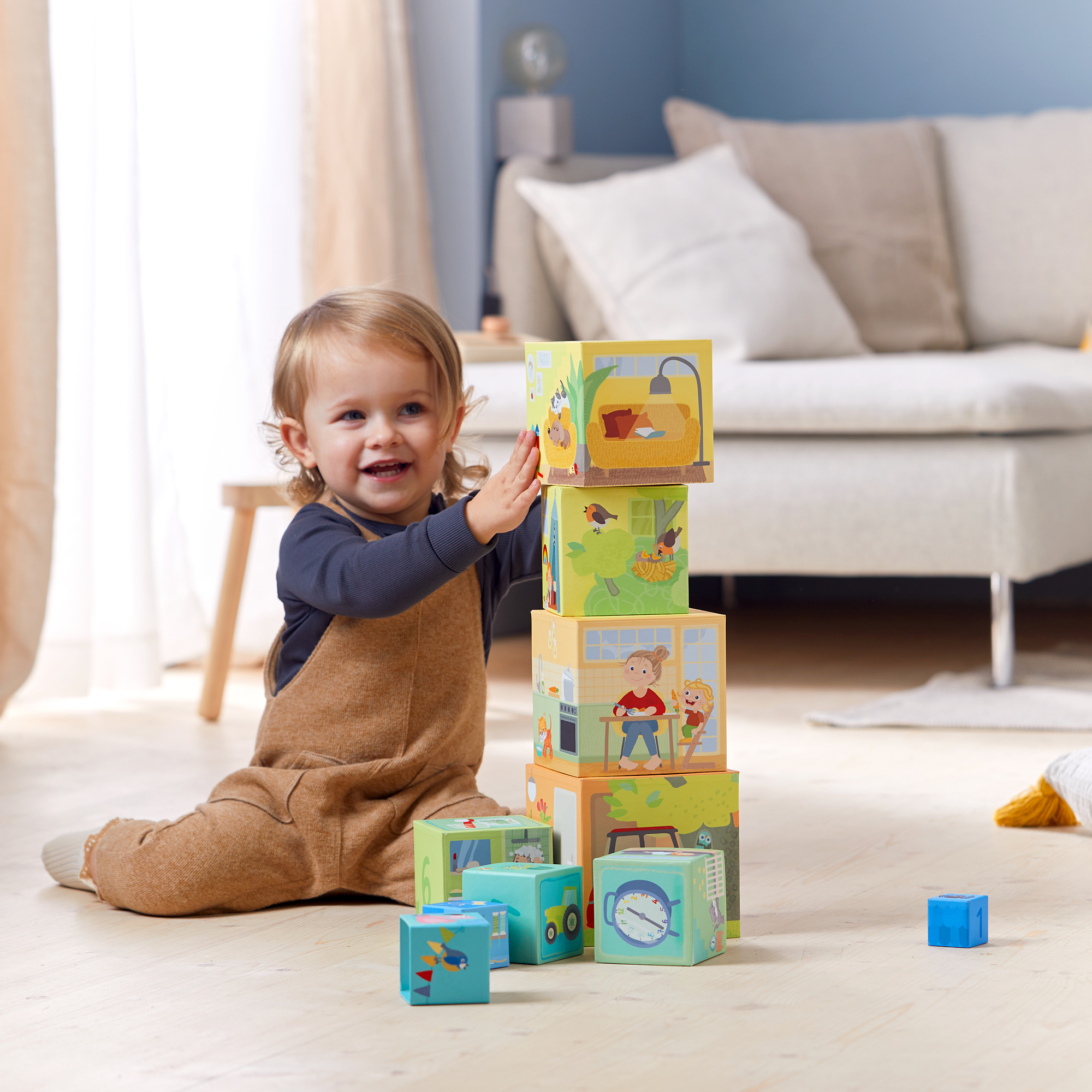 Stapeltürme, HABA, Grün – Produktansicht