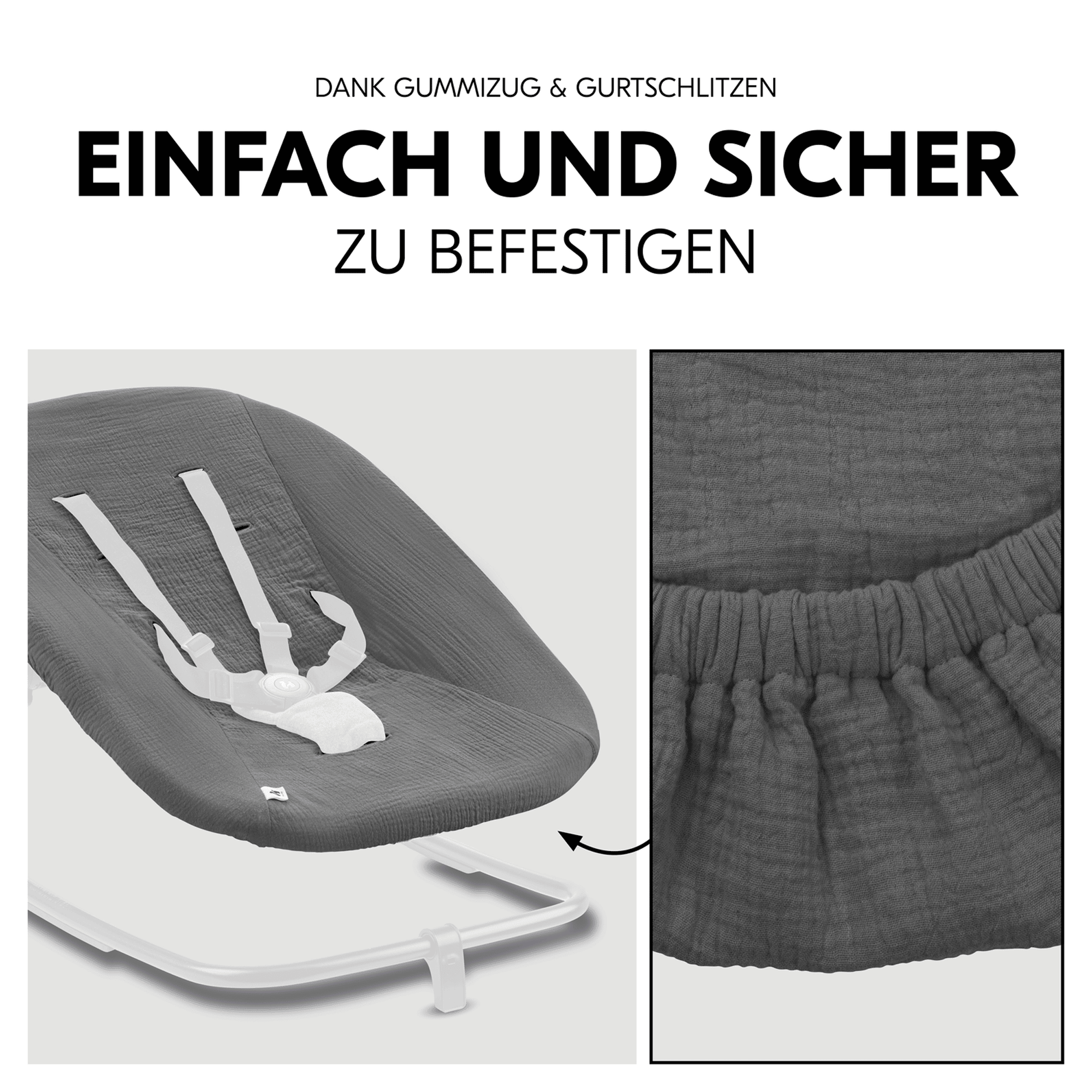 Hochstuhl Zubehör, hauck, Grau – Produktansicht