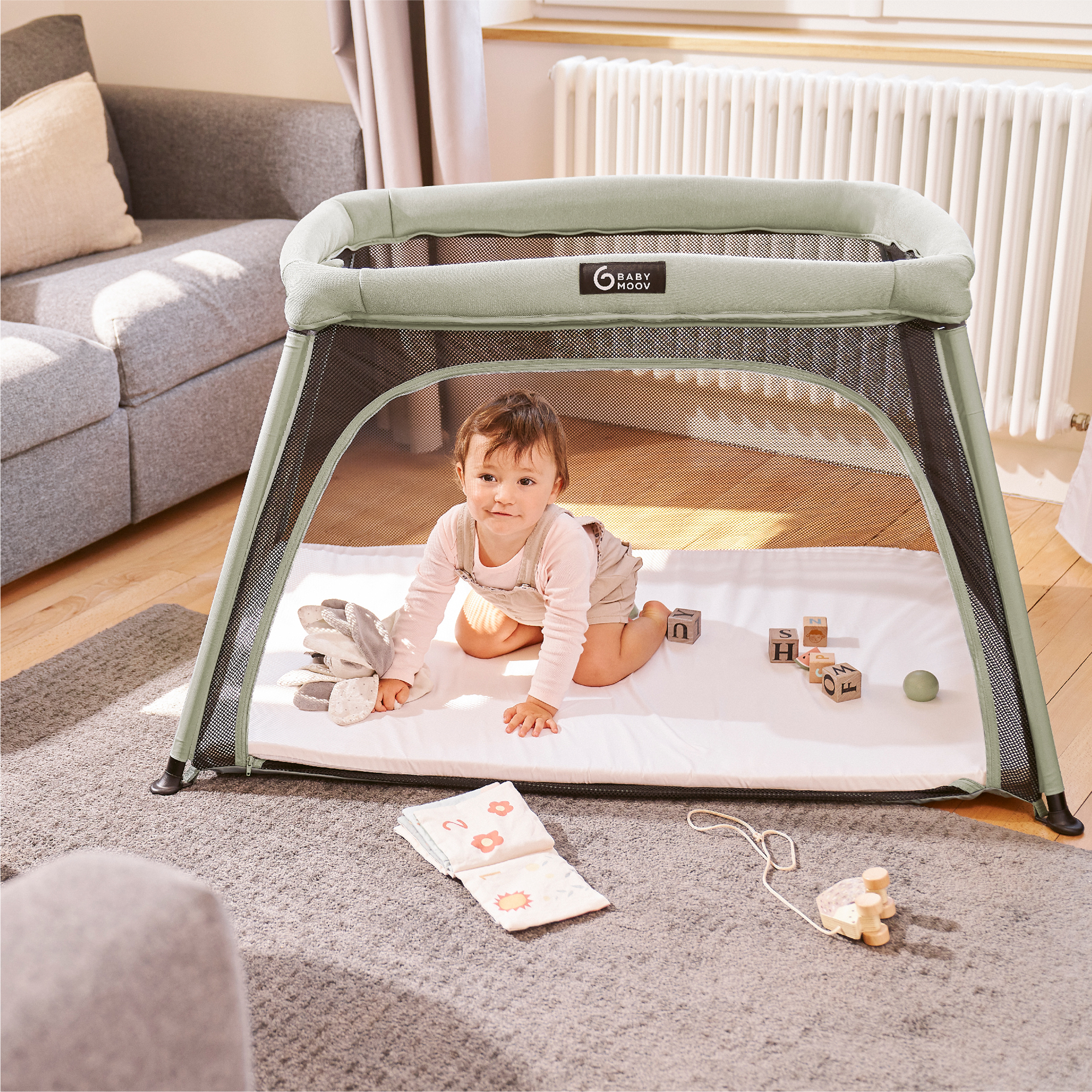 Reisebetten & Zubehör, babymoov, Grau – Produktansicht