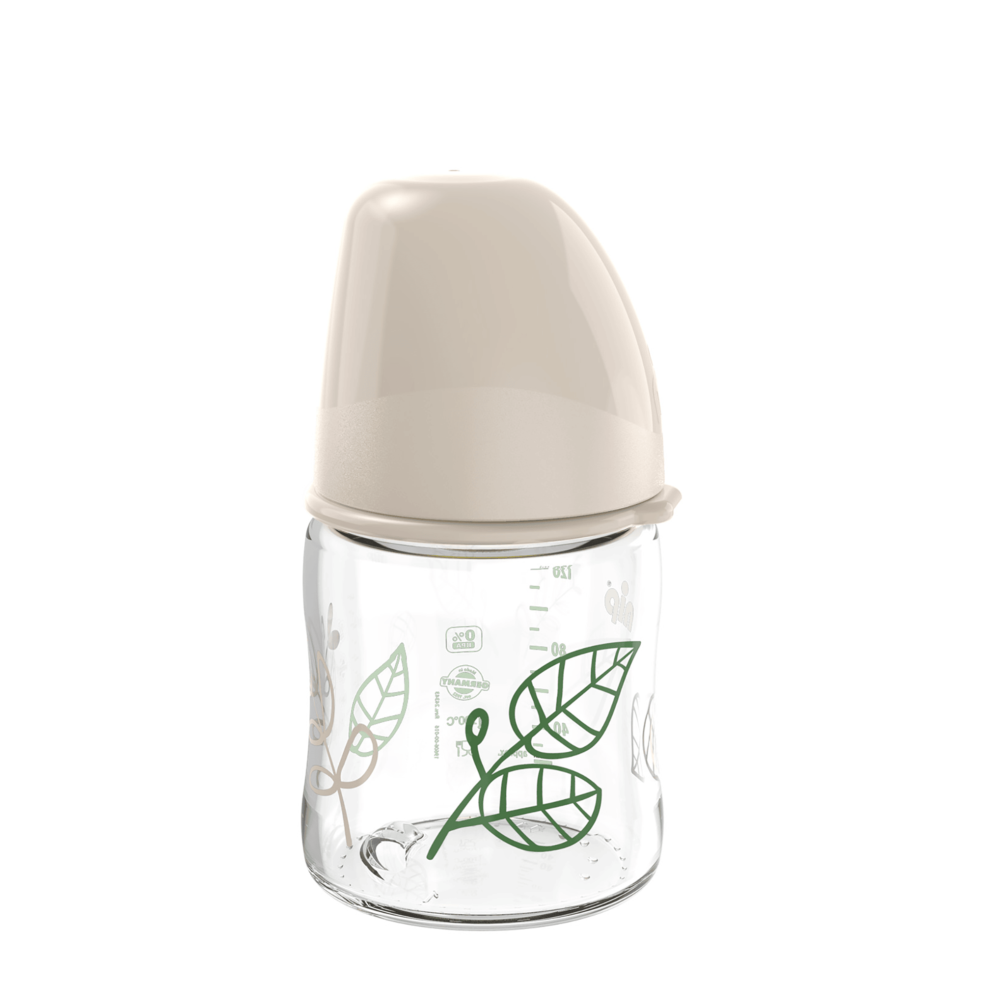 Babyfläschchen, nip, Beige – Produktansicht