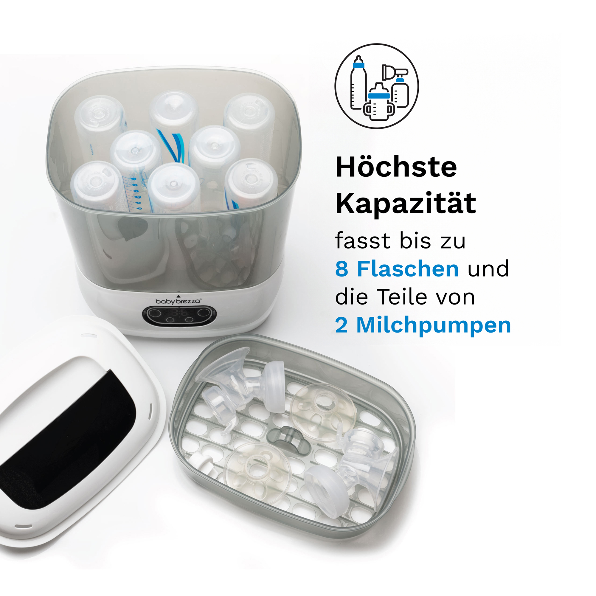 Vaporisatoren, babybrezza, Weiß – Produktansicht