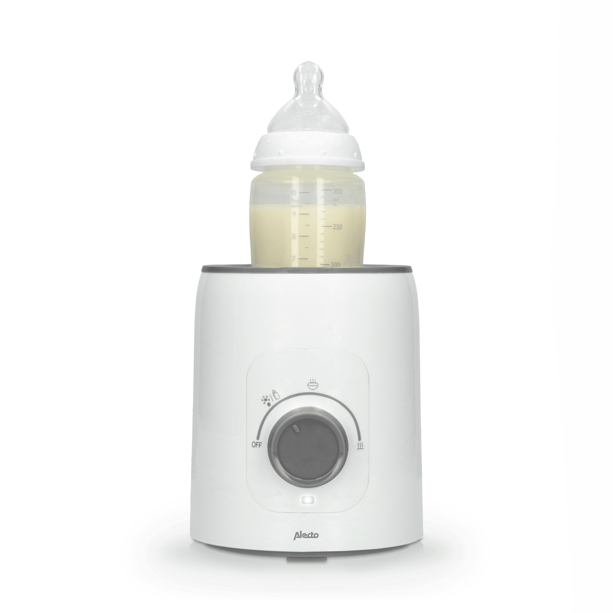 Babykostwärmer, Alecto baby, Weiß – Produktansicht