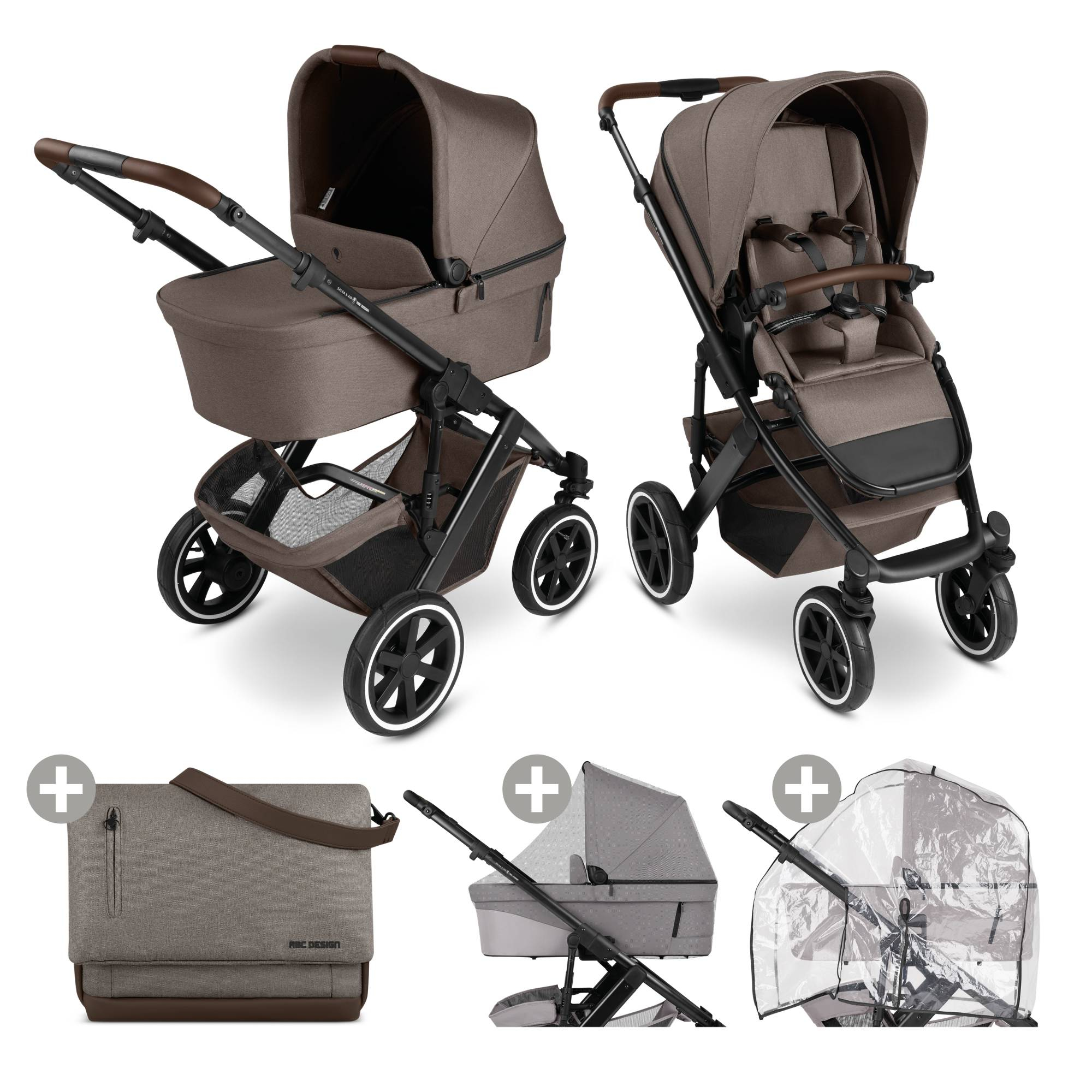Kinderwagen Komplettsets, ABC DESIGN, Beige – Produktansicht