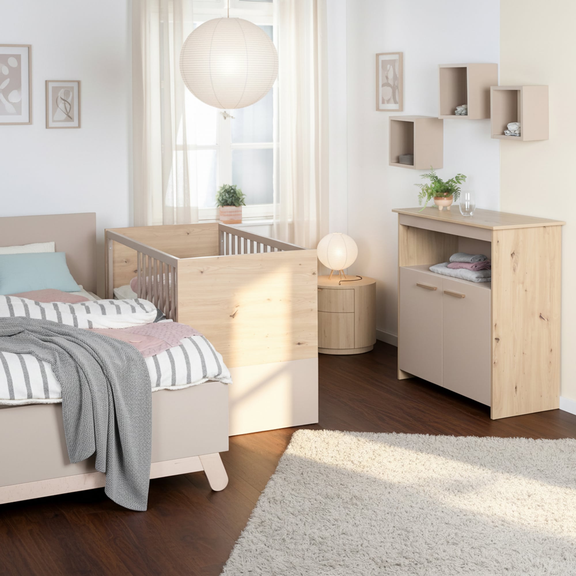 Gitterbetten, roba, Beige – Produktansicht