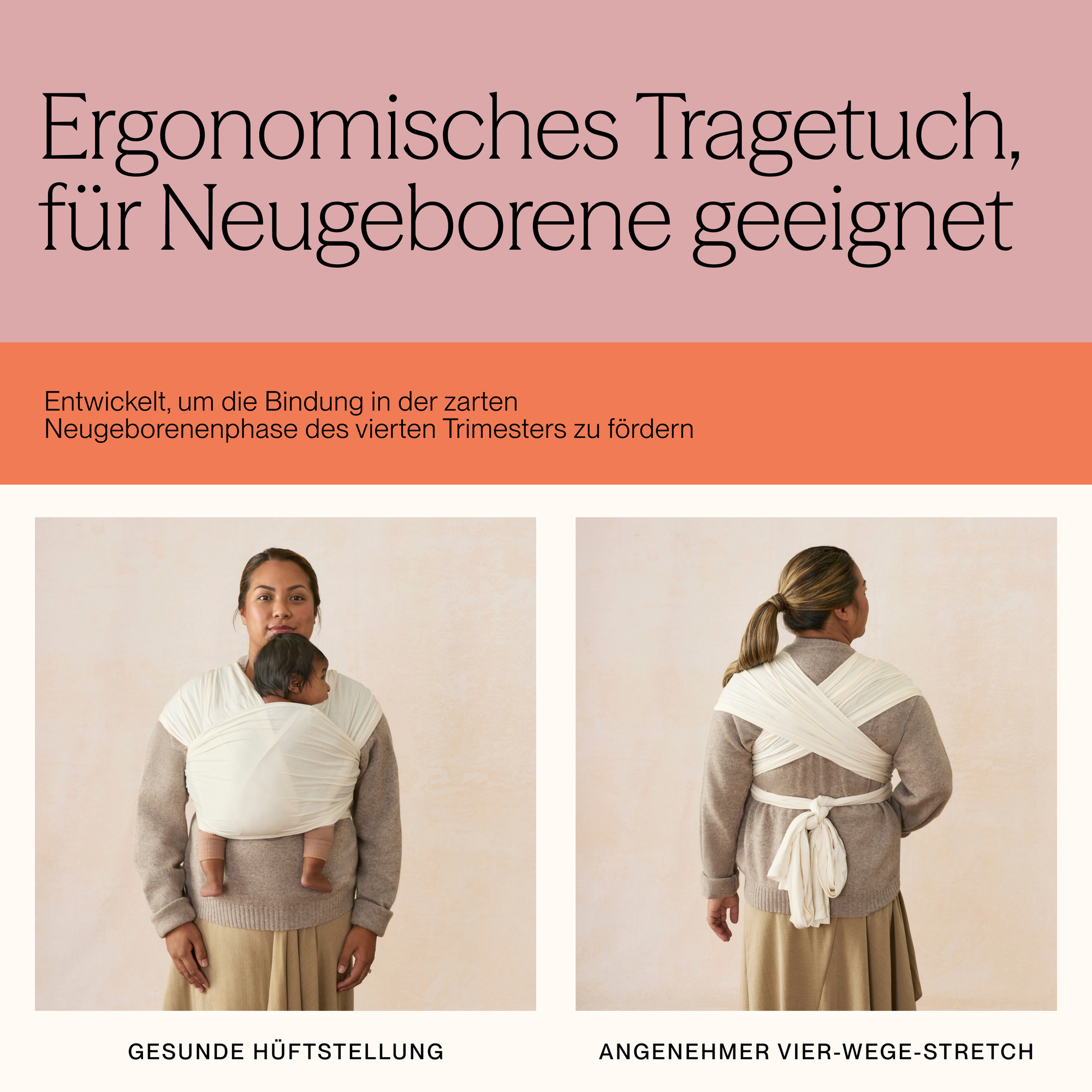 Tragetücher, ERGObaby, Grau – Produktansicht